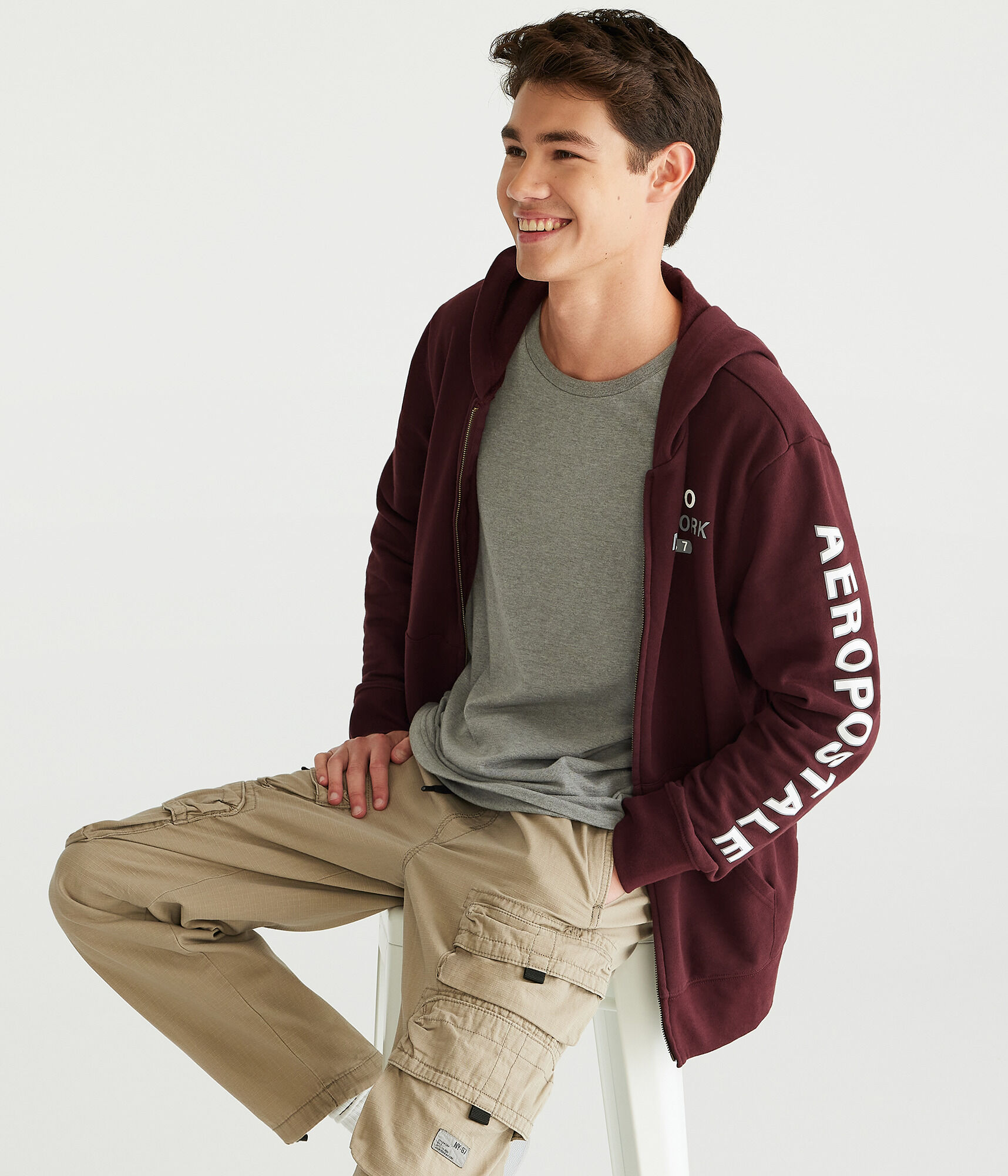 Aero New York 1987 Full-Zip Hoodie