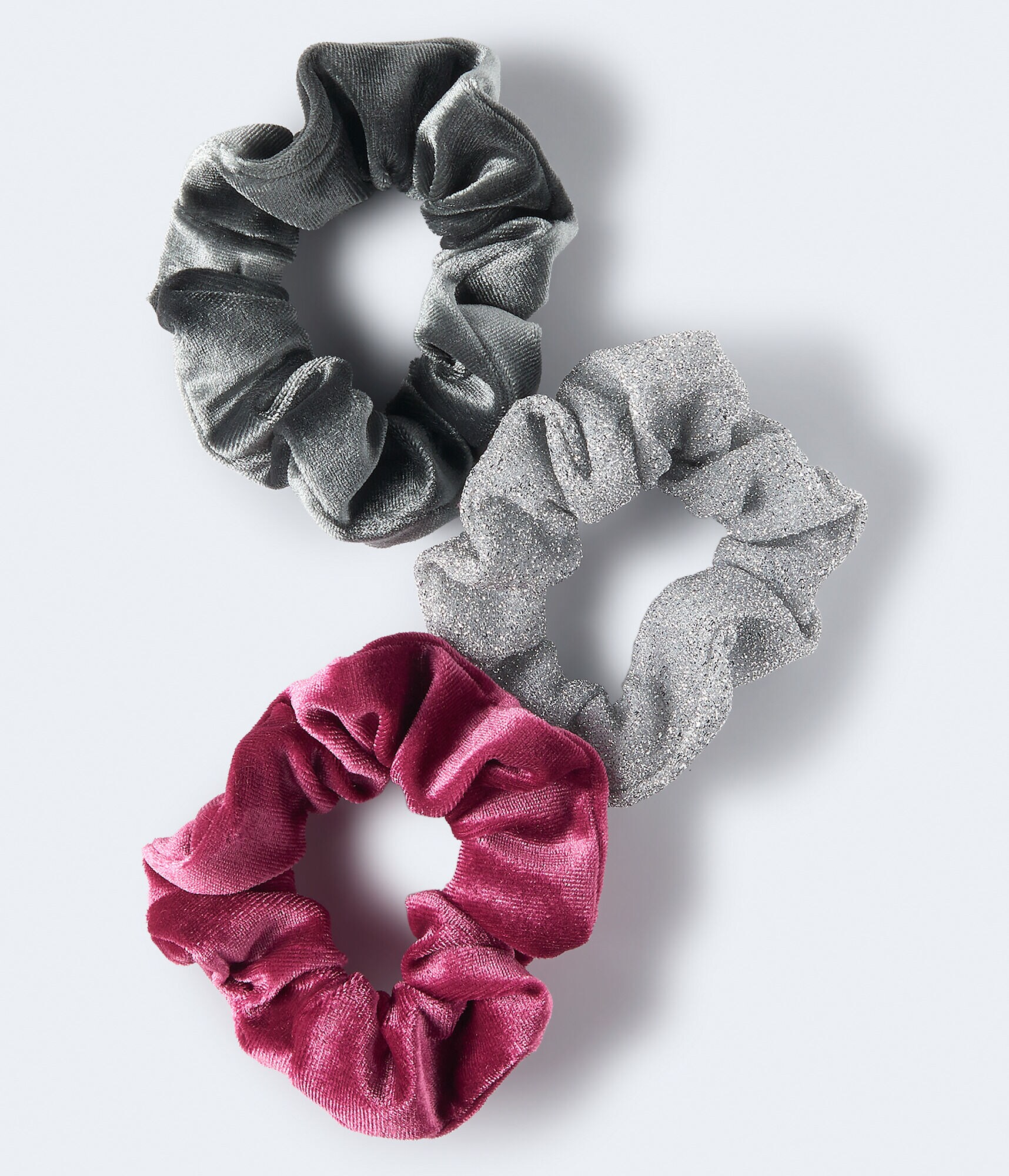 Solid &amp; Glitz Scrunchie 3-Pack