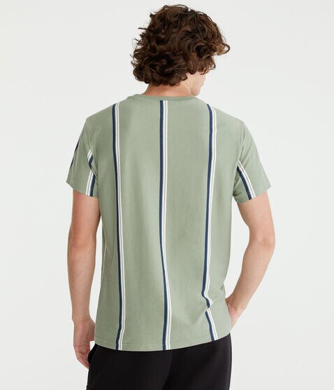 Aero Vertical Stripe Graphic Tee