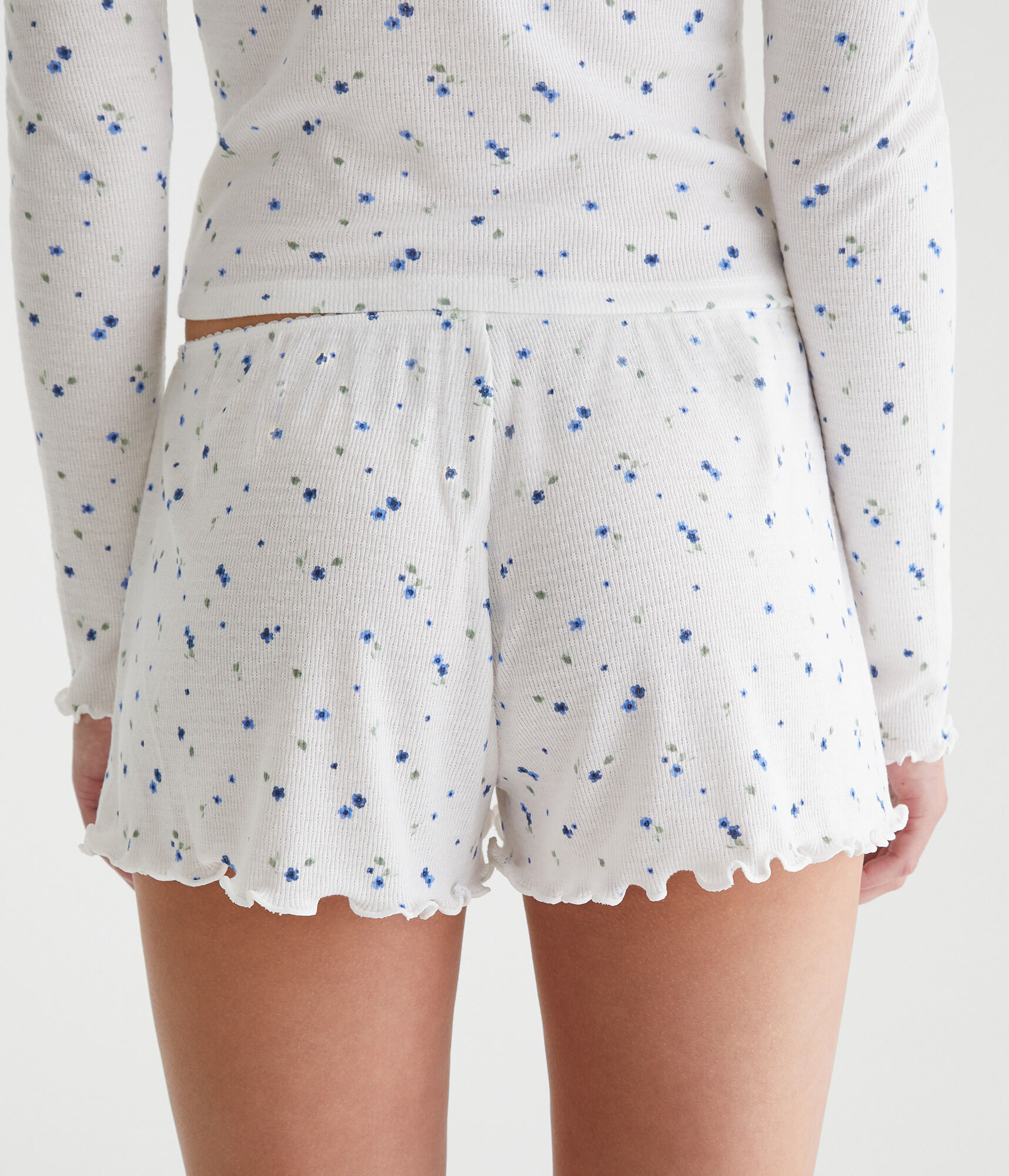 Bows Knit Sleep Shorts