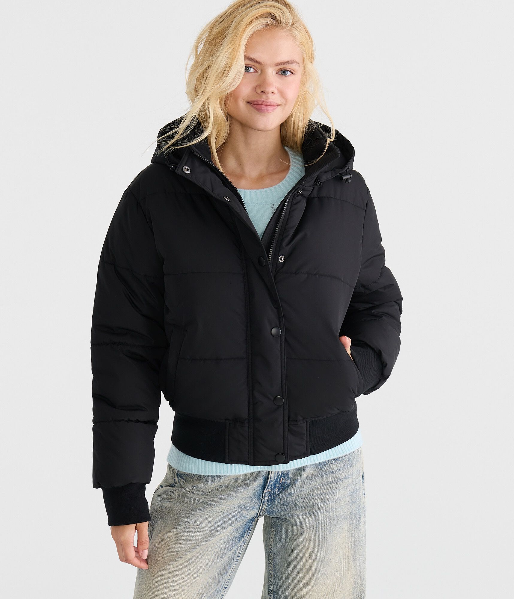 Midweight Hooded Puffer Jacket