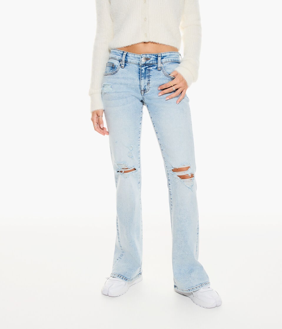 Low-Rise Flare Soft Flex Jean