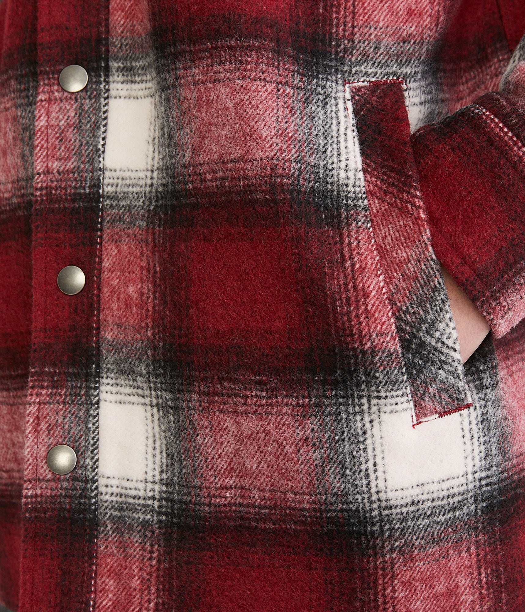 Brushed Plaid Flannel Shacket