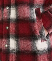 Brushed Plaid Flannel Shacket