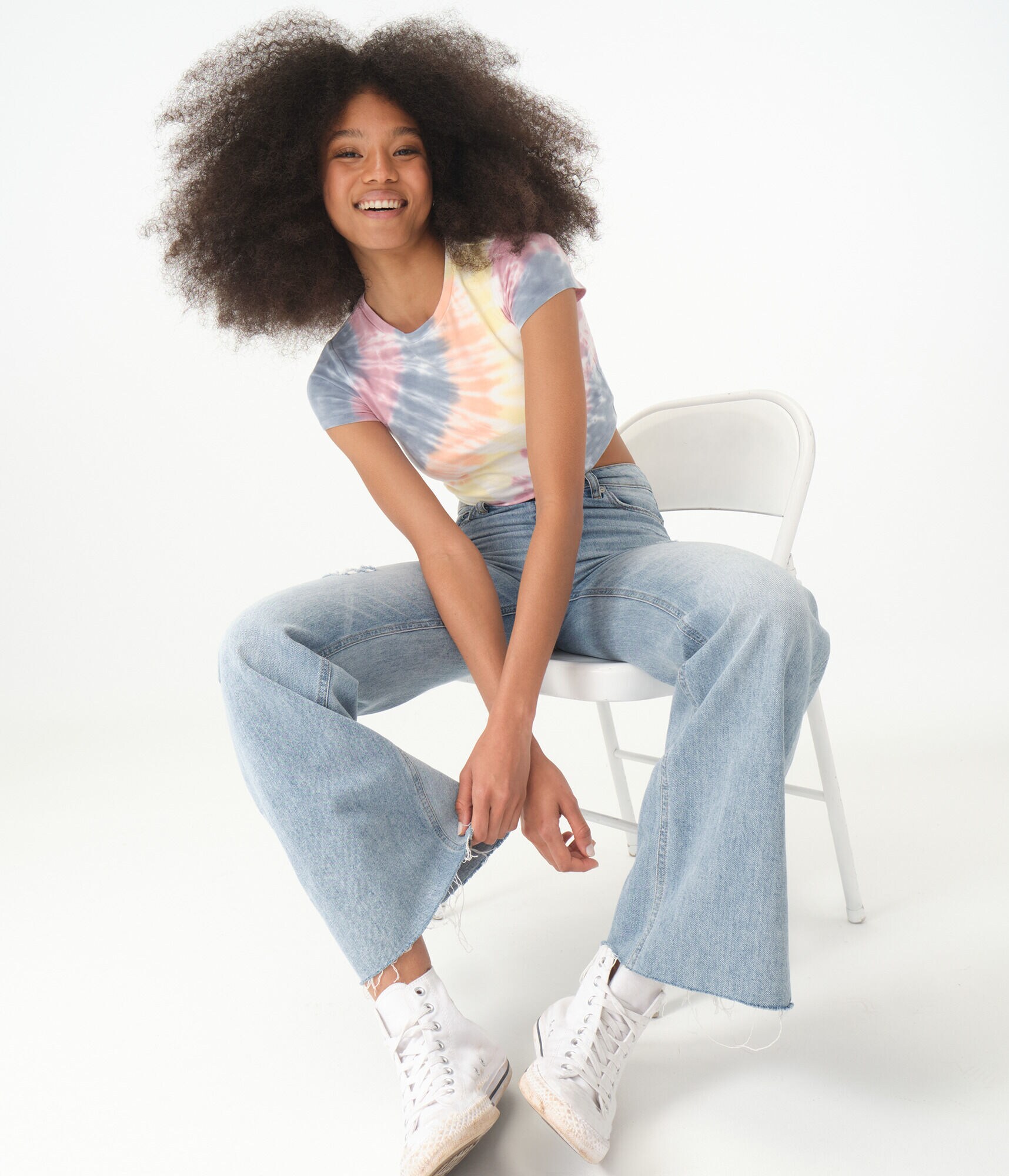 Seriously Soft Tie-Dye Cropped Baby Tee