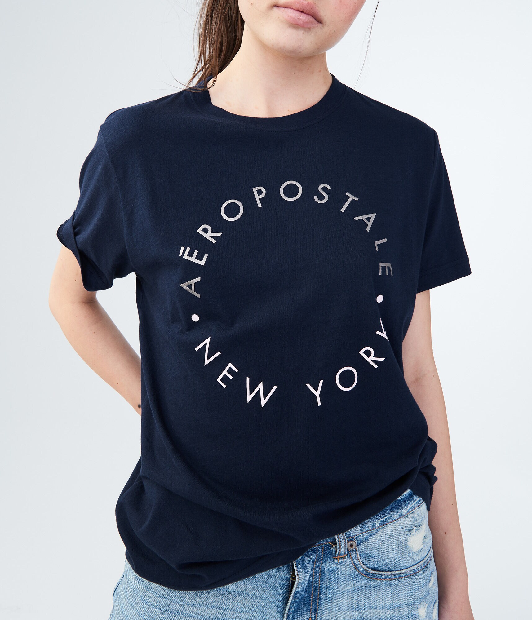 Aeropostale New York Circle Graphic Boy Tee