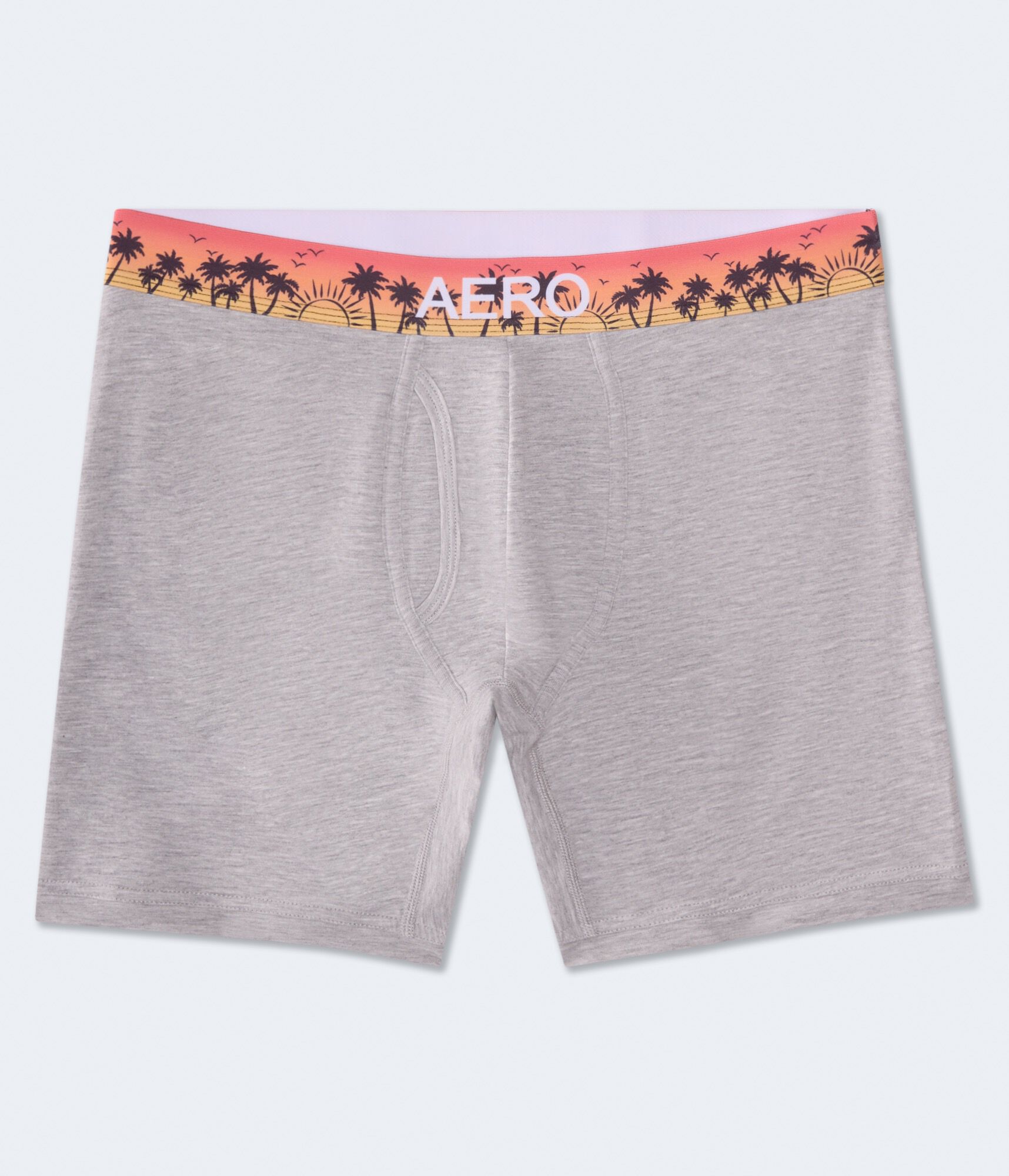 Palm Tree Waistband 6" Knit Boxer Brief