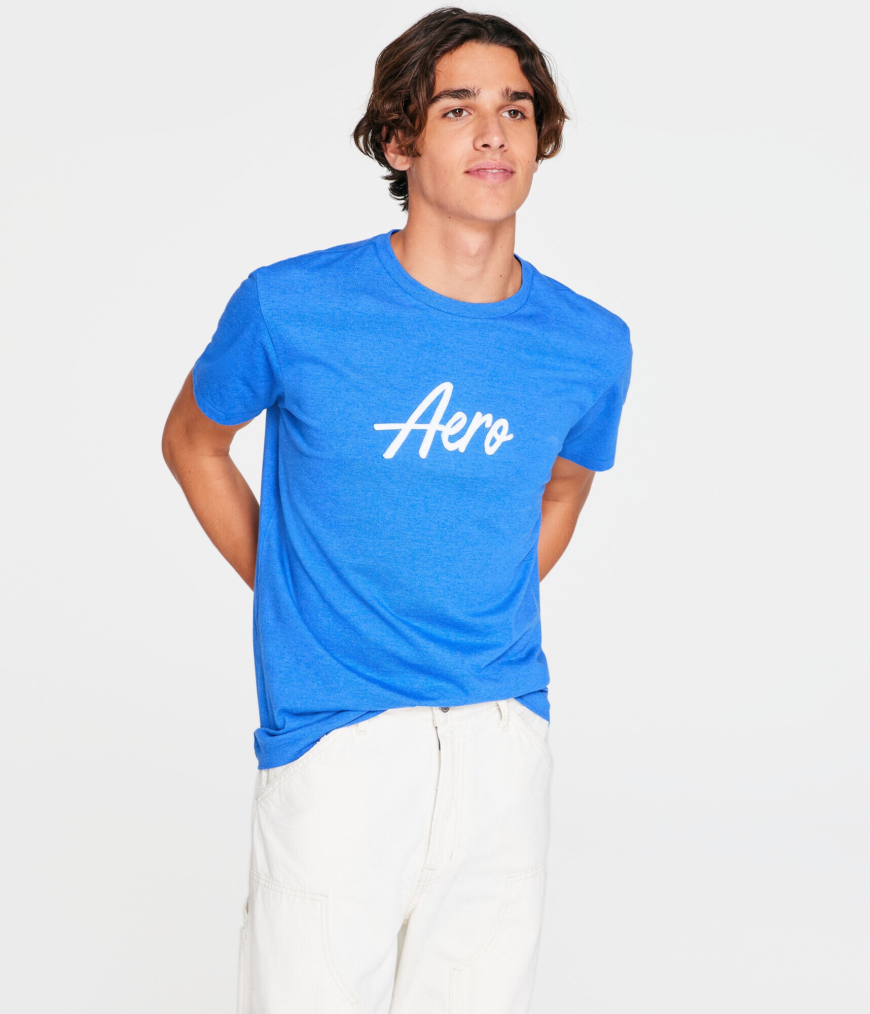 Aero Script Appliqu&eacute; Graphic Tee
