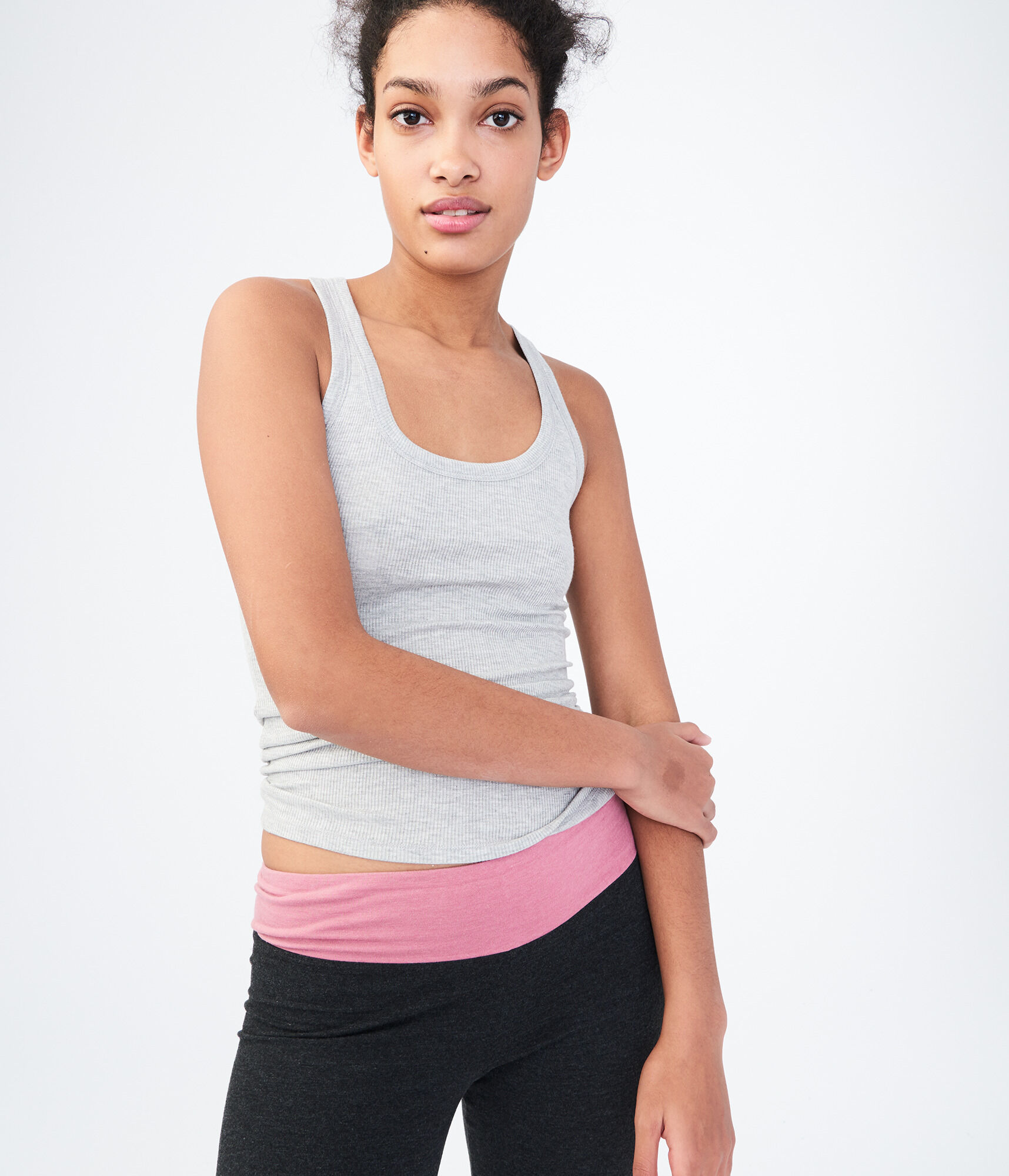 LLD Ribbed Racerback Tank