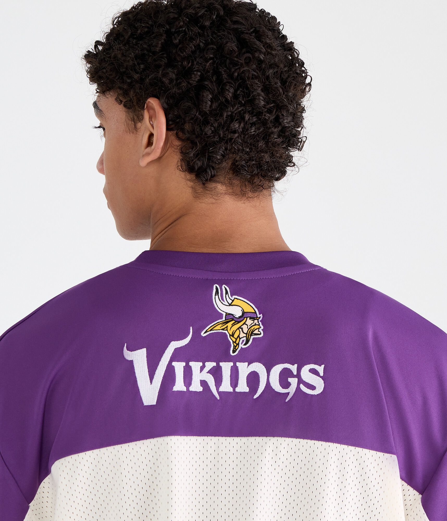 Minnesota Vikings Colorblock Mesh Top