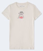 Aero Cherry Bow Graphic Tee