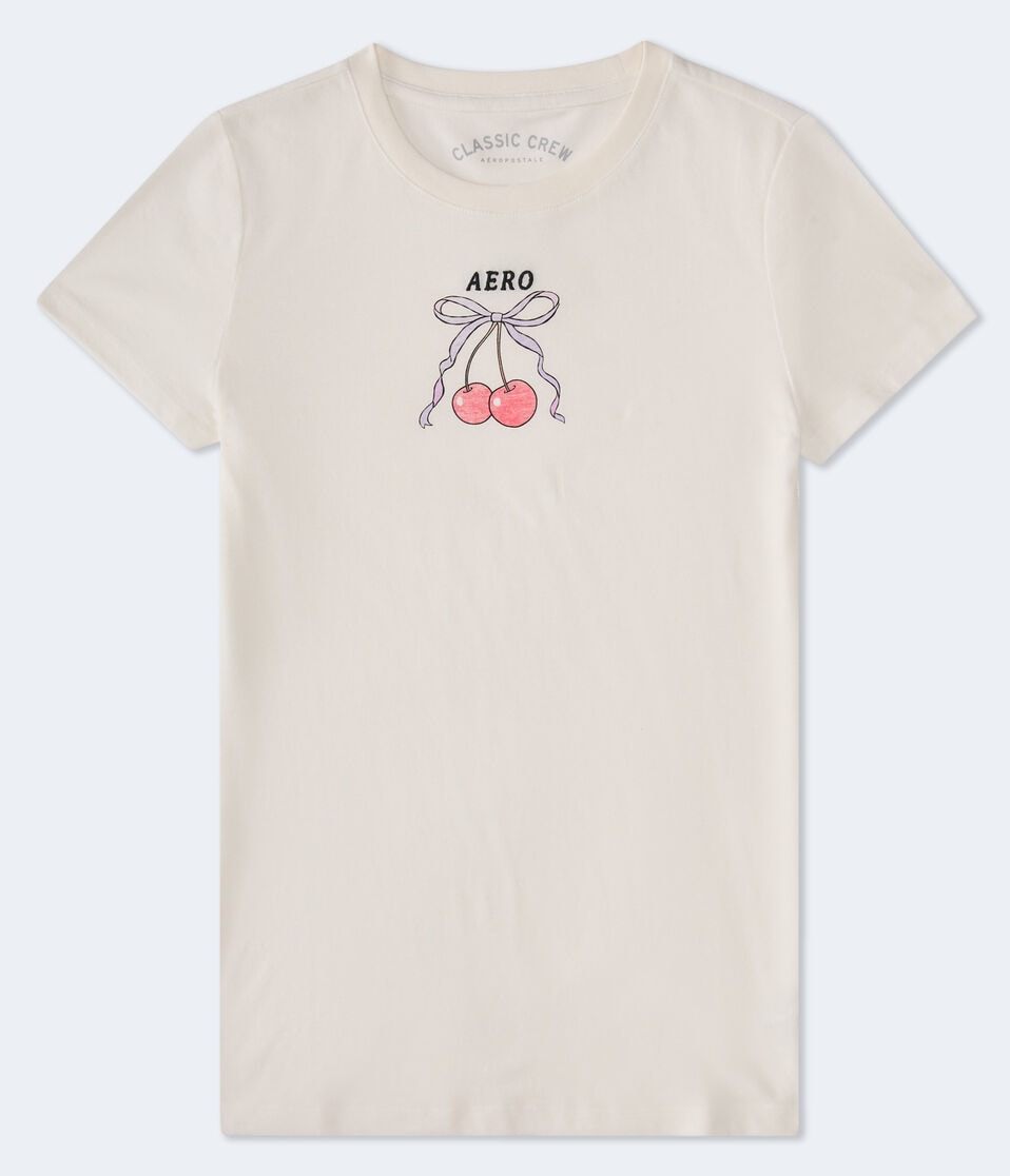 Aero Cherry Bow Graphic Tee