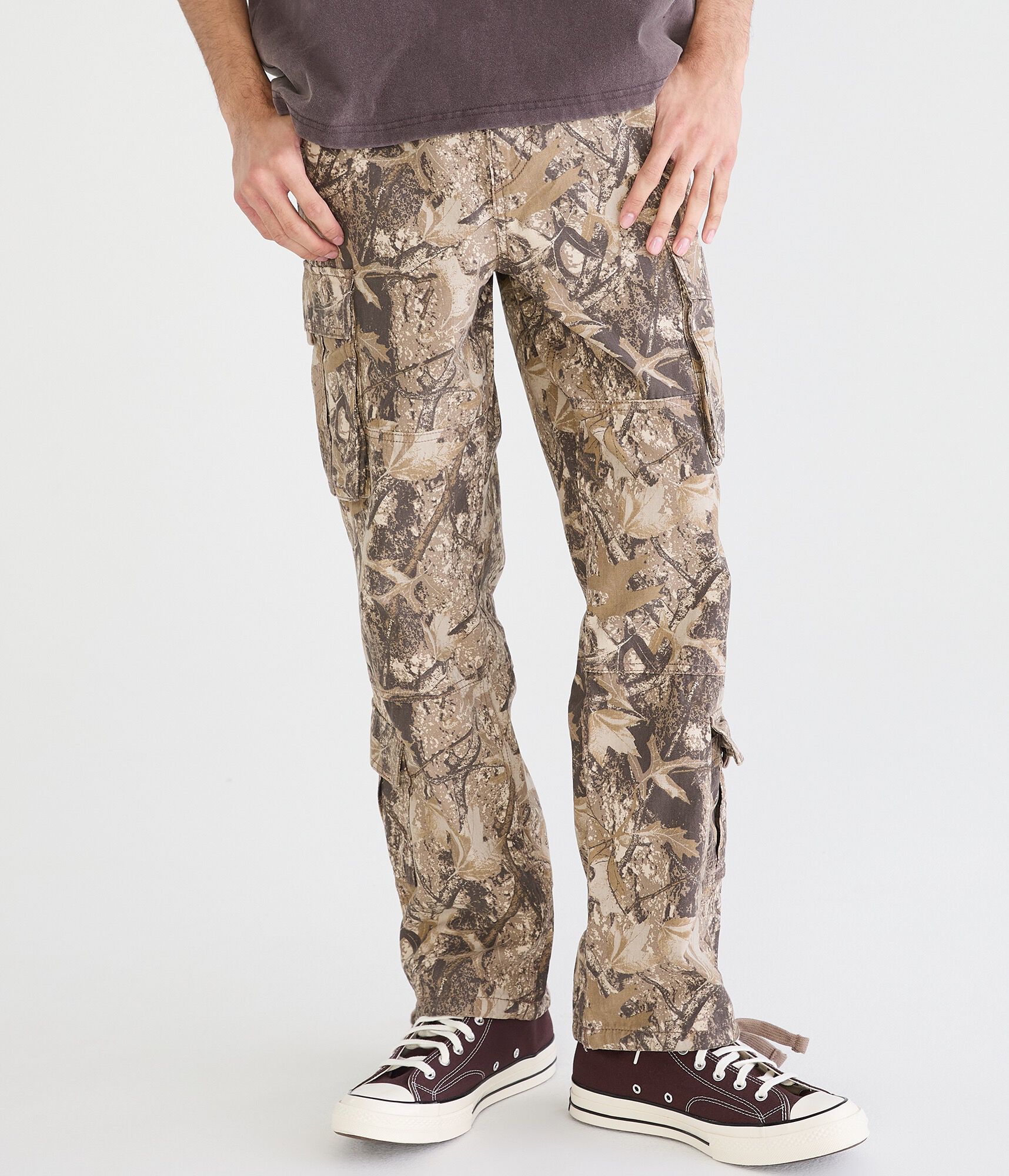 Forest Camo Baggy Cargo Pants