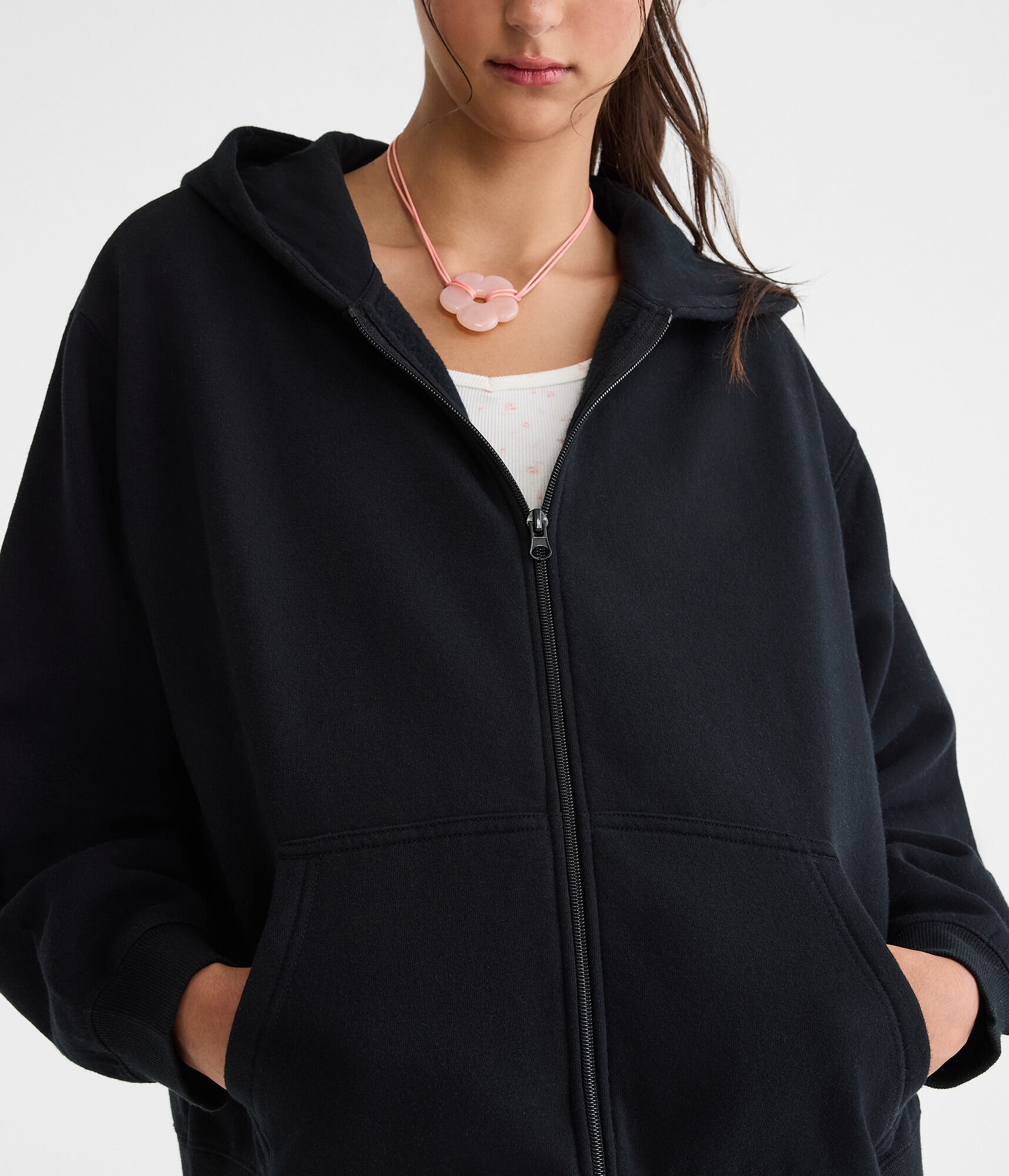 Cloud Soft Oversized Full-Zip Hoodie