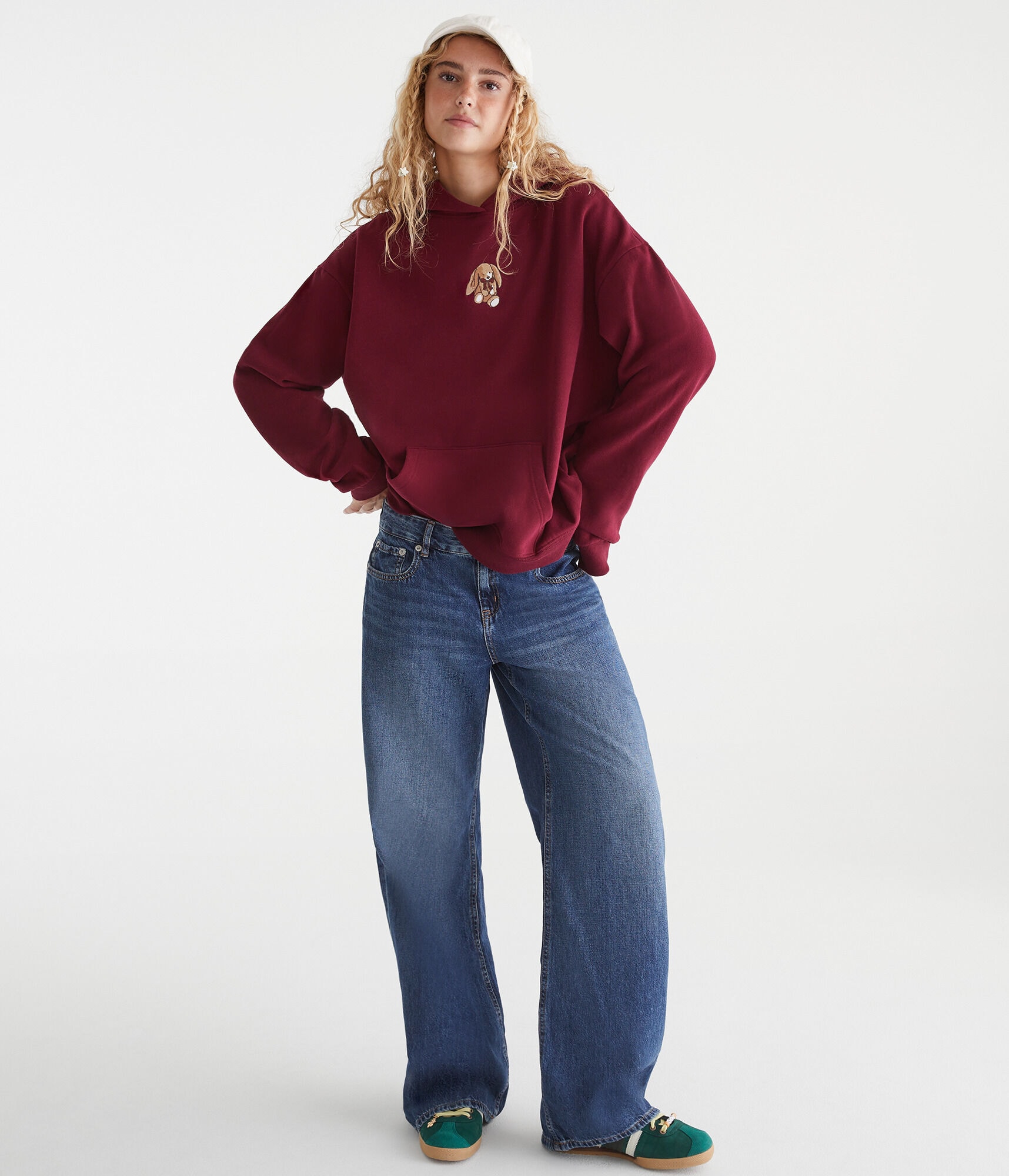 Bunny Oversized Pullover Hoodie