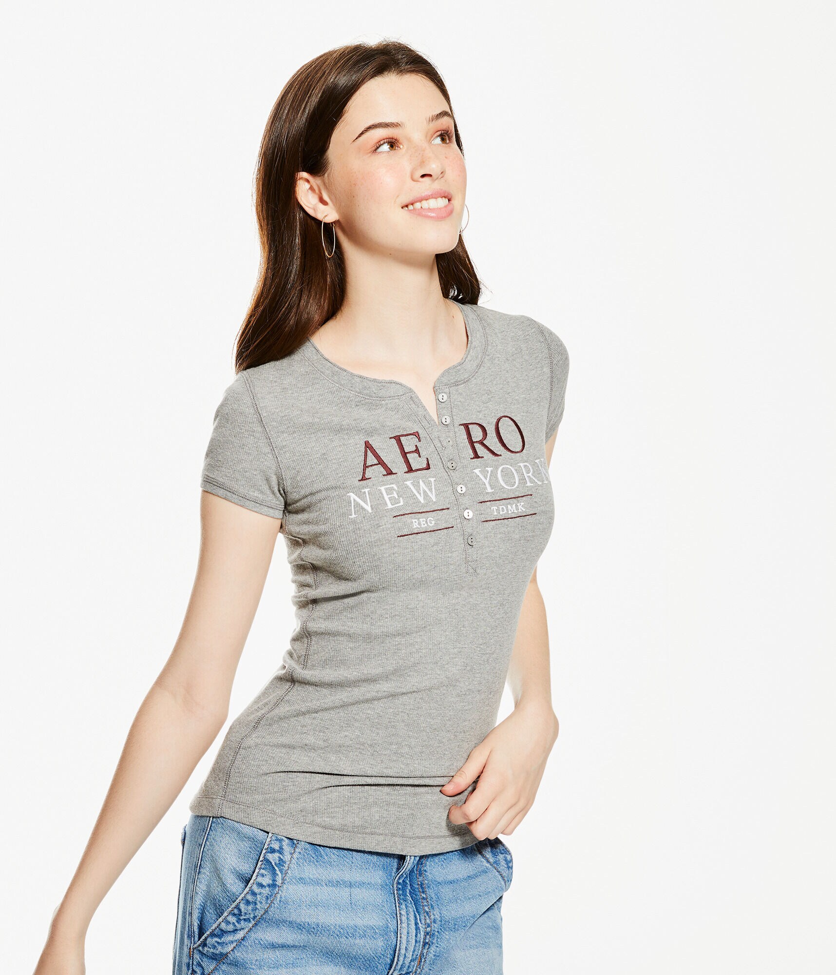 Aero New York Graphic Henley