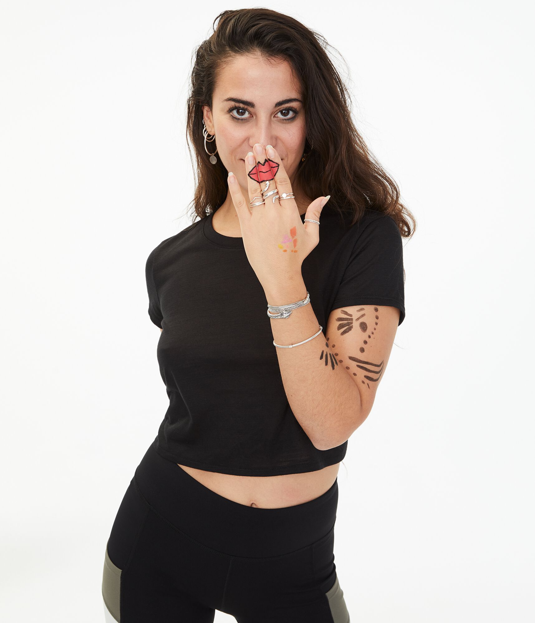Tie-Back Cropped Tee