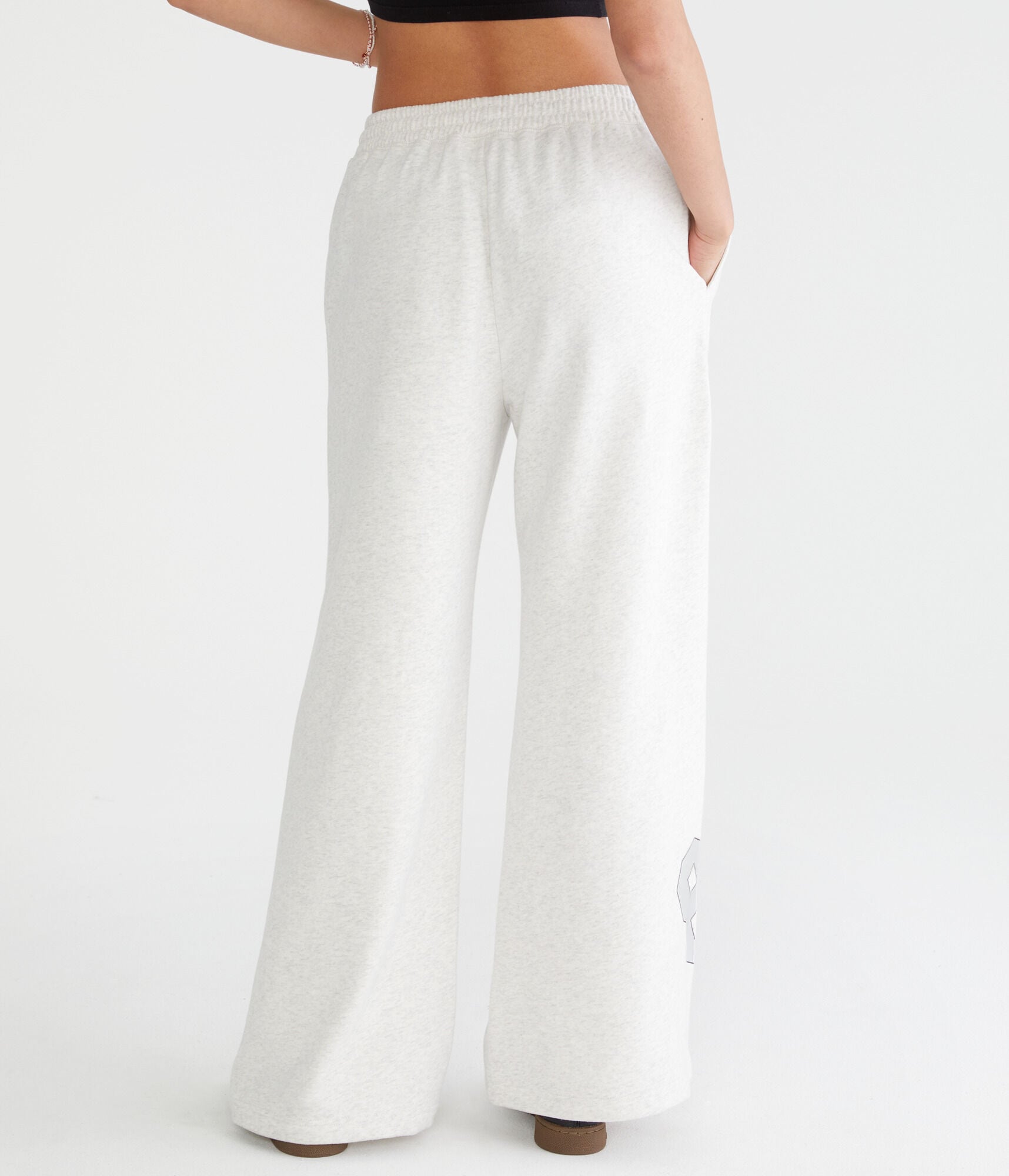 LA California Mid-Rise Wide Leg Sweatpants