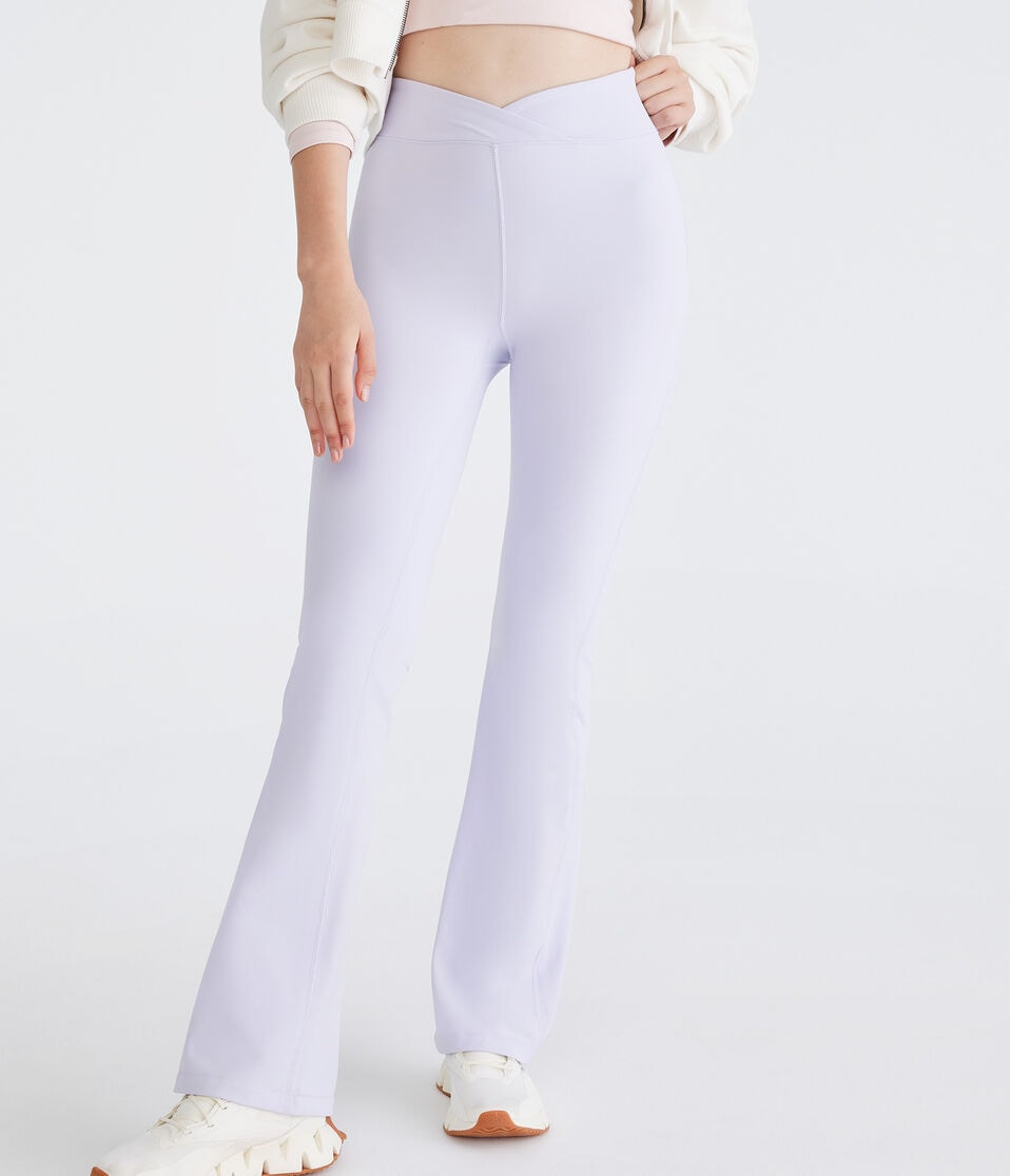 Air Soft Low-Rise Crossover Bootcut Leggings