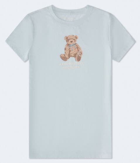 Aero Teddy Bear Flocked Graphic Tee Aero Teddy Bear Flocked Graphic Tee
