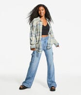 '90s Super High-Rise Wide Leg Cargo Jean
