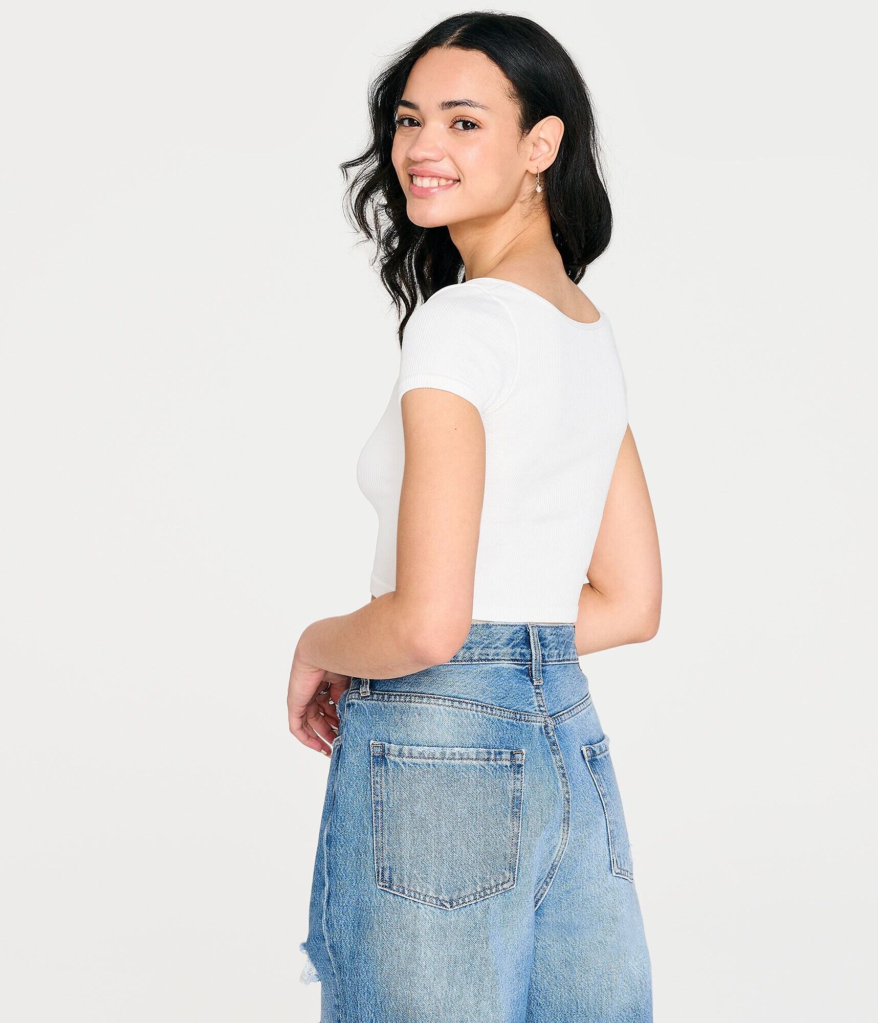 Seriously Soft Seamless Wear 2 Ways Baby Tee