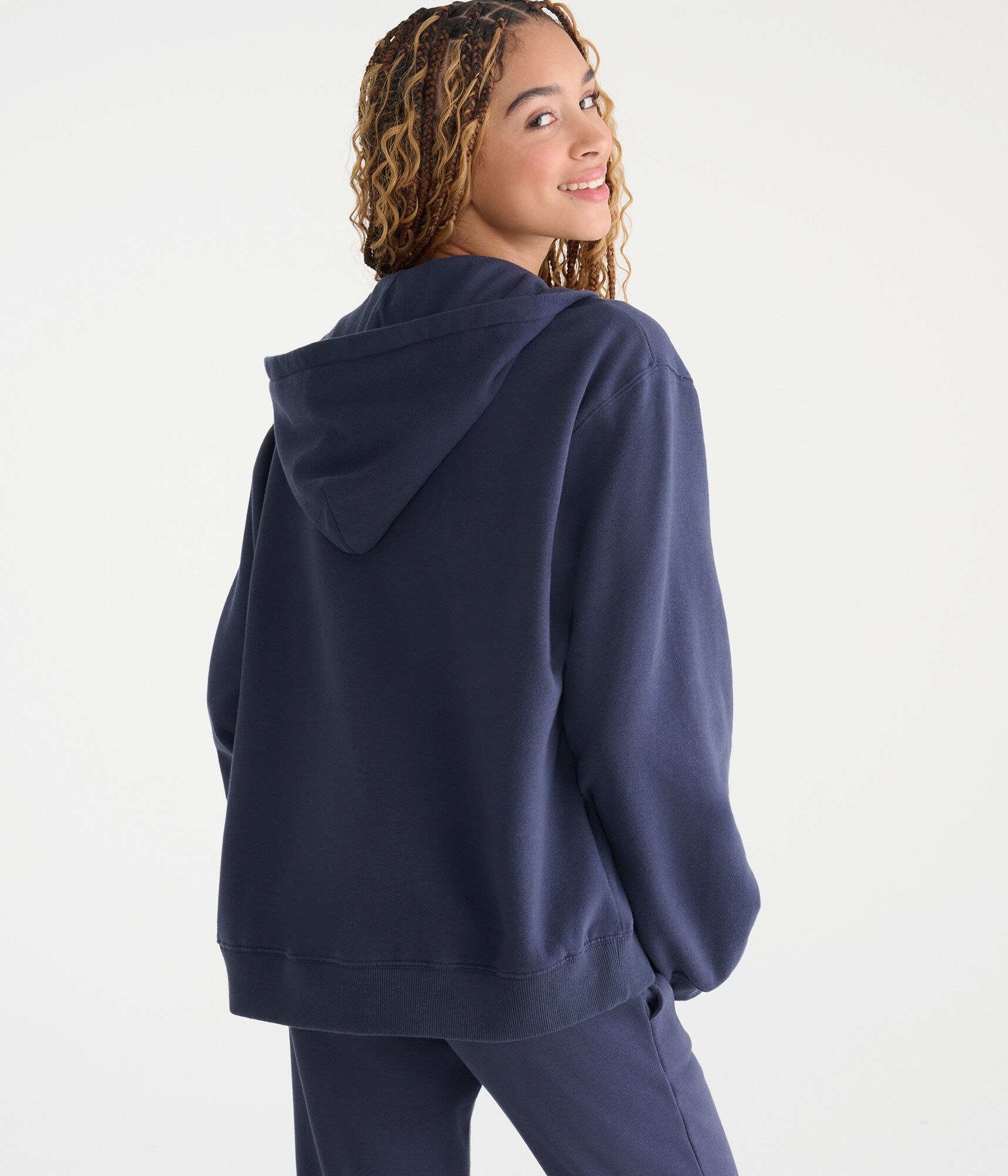 Cloud Soft Oversized Full-Zip Hoodie