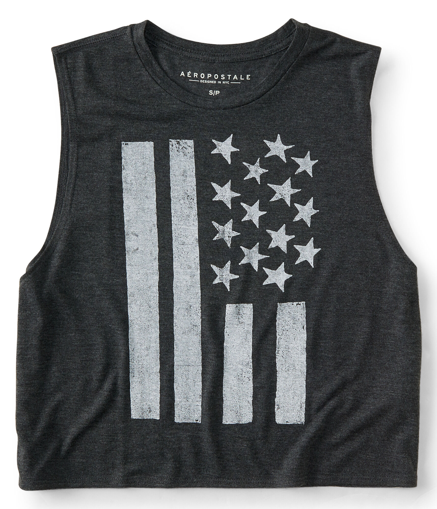 Black American Flag Tank Top