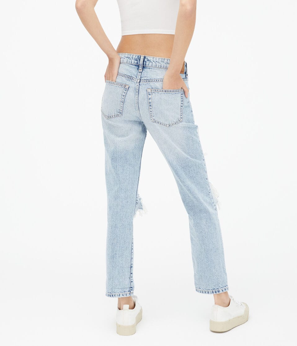 Low-Rise Boyfriend Jean