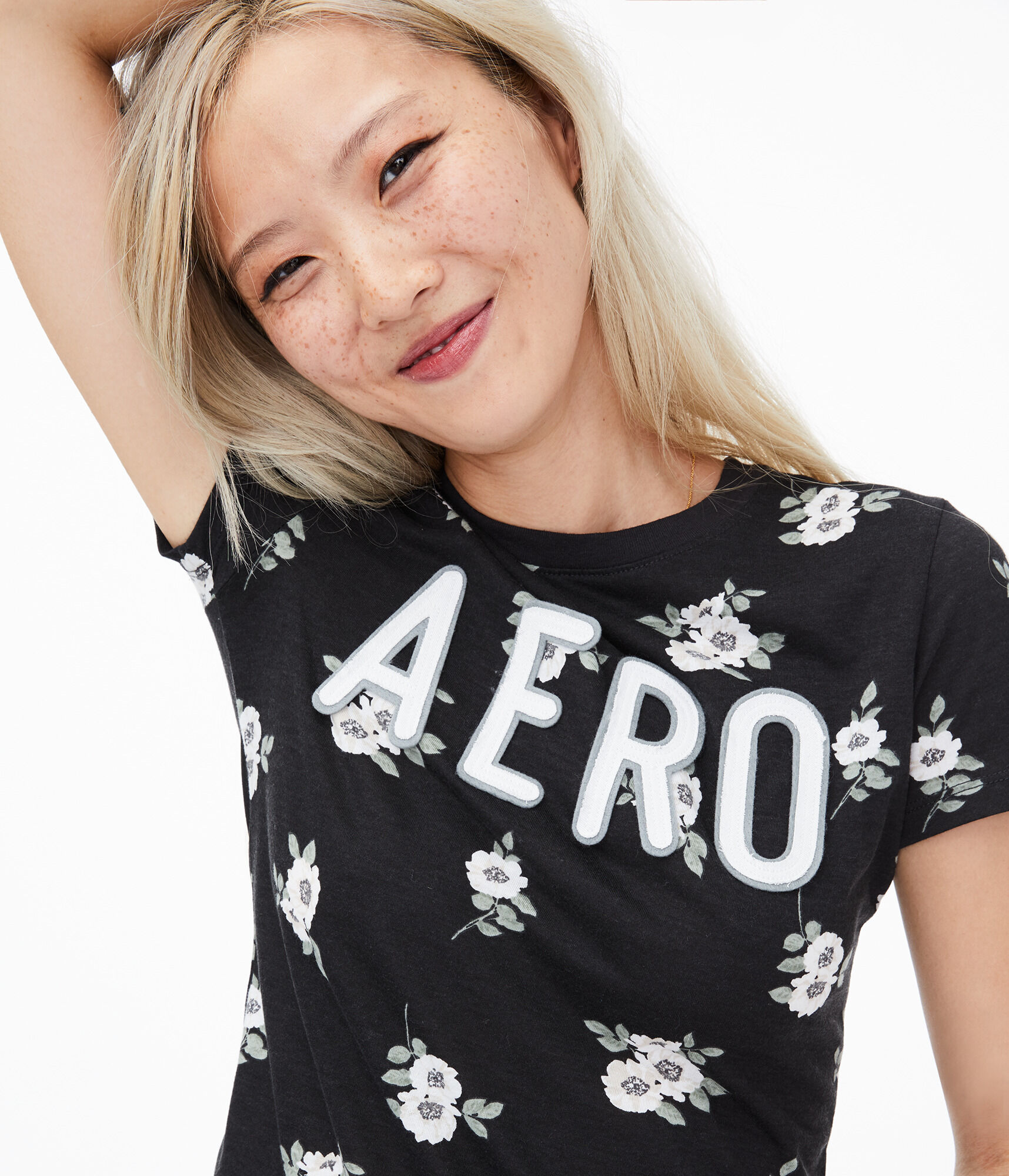 Aero Floral Graphic Tee
