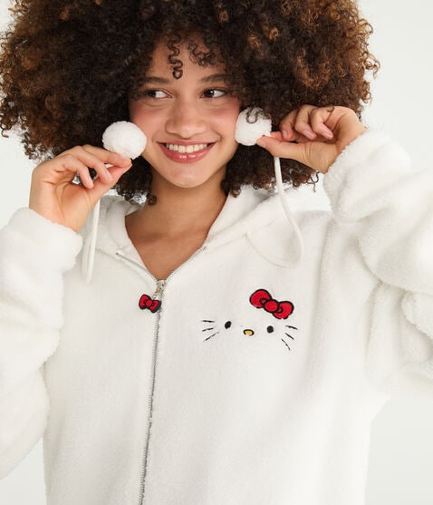 Hello Kitty | Aero Sherpa Fleece Full-Zip Hoodie Hello Kitty | Aero Sherpa Fleece Full-Zip Hoodie