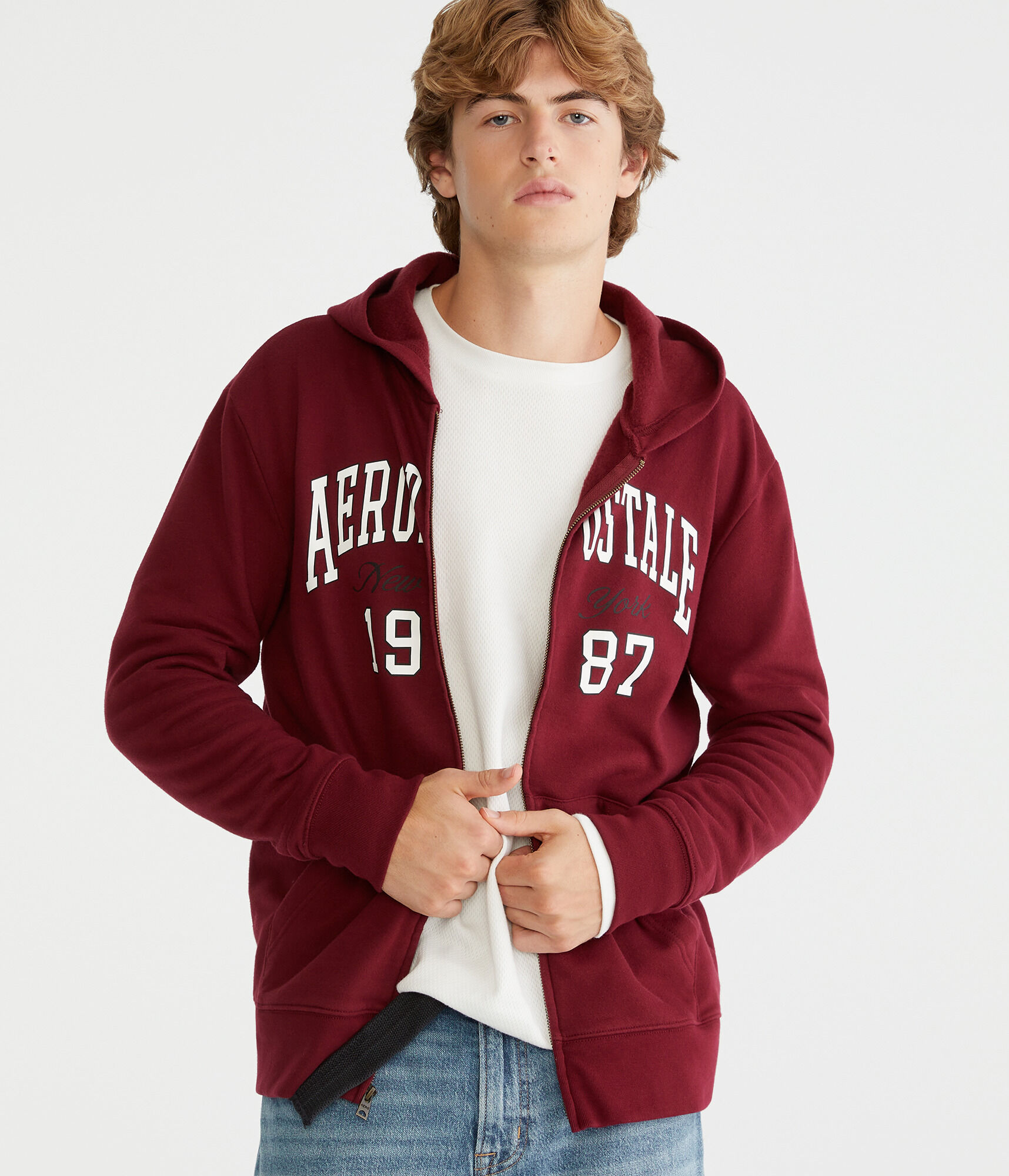 Aeropostale 1987 Full-Zip Hoodie
