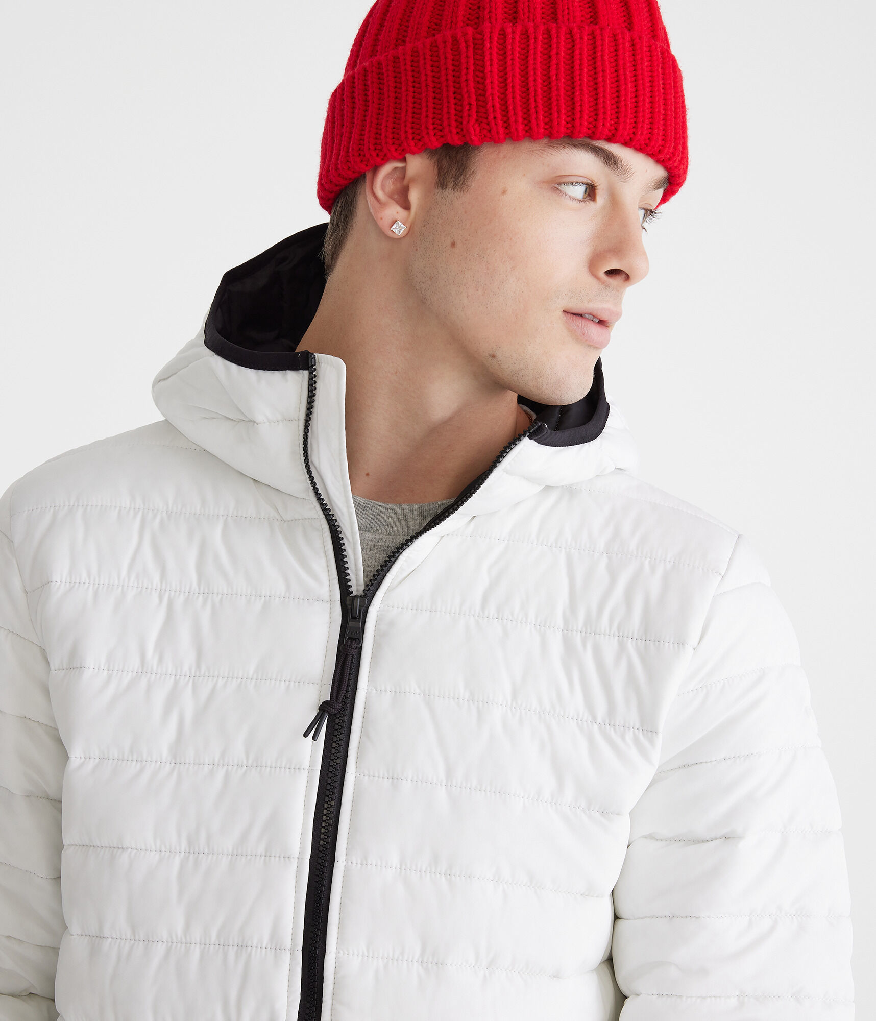Hooded Midweight Puffer Jacket