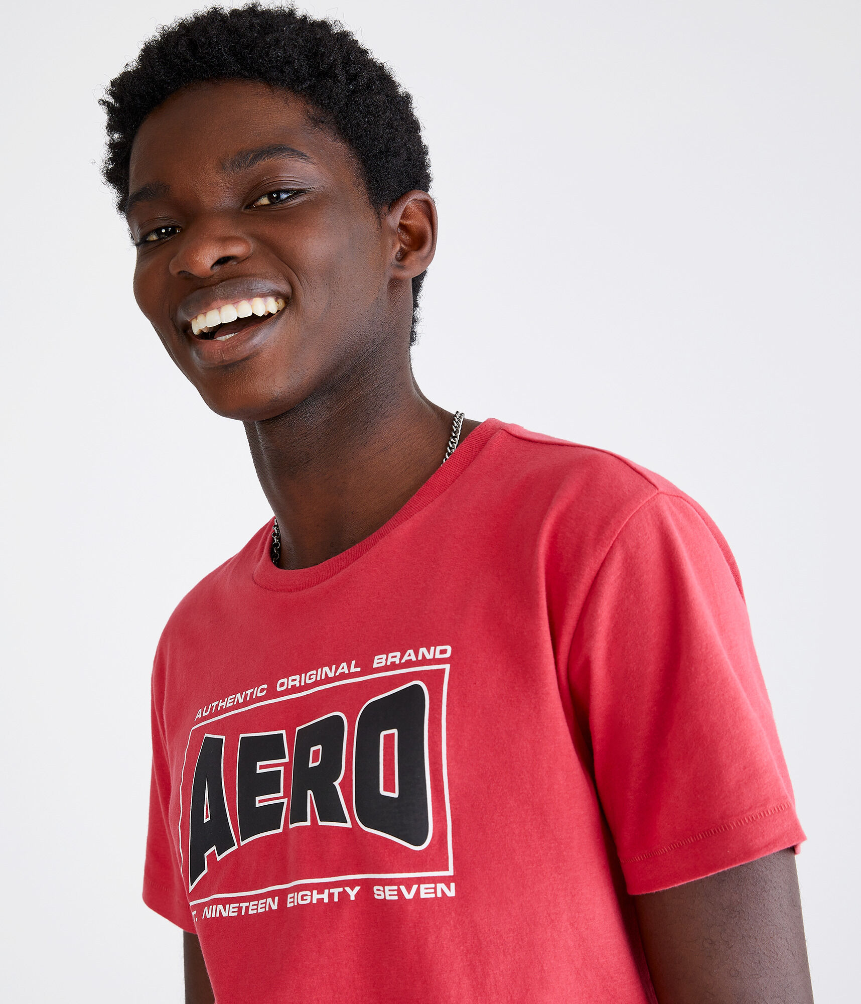 Aero Original Brand Box Logo Graphic Tee