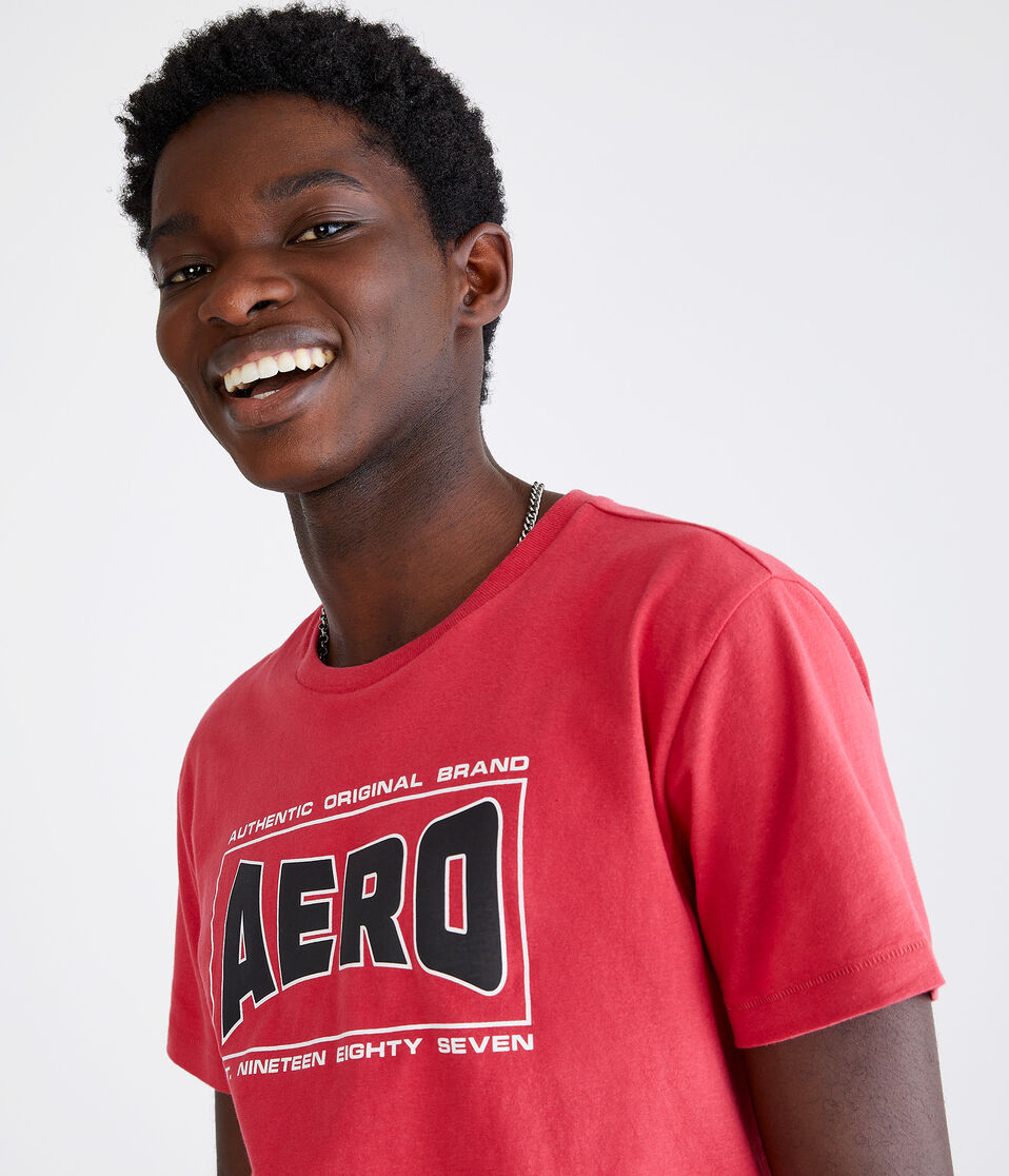 Aero Original Brand Box Logo Graphic Tee