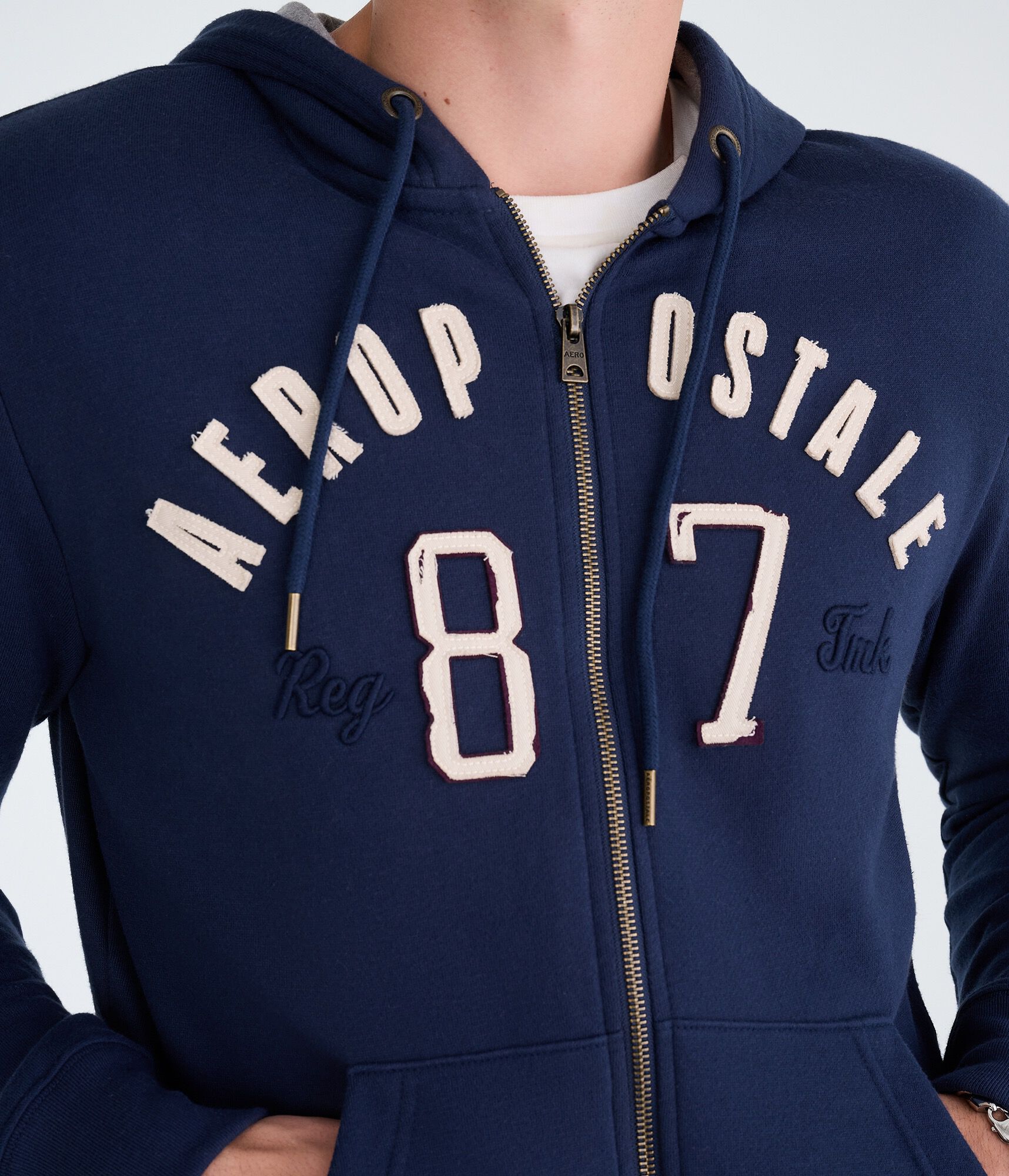 Aeropostale 87 Heritage Full-Zip Hoodie