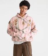 Cloud Soft Forest Camo Boxy Pullover Hoodie