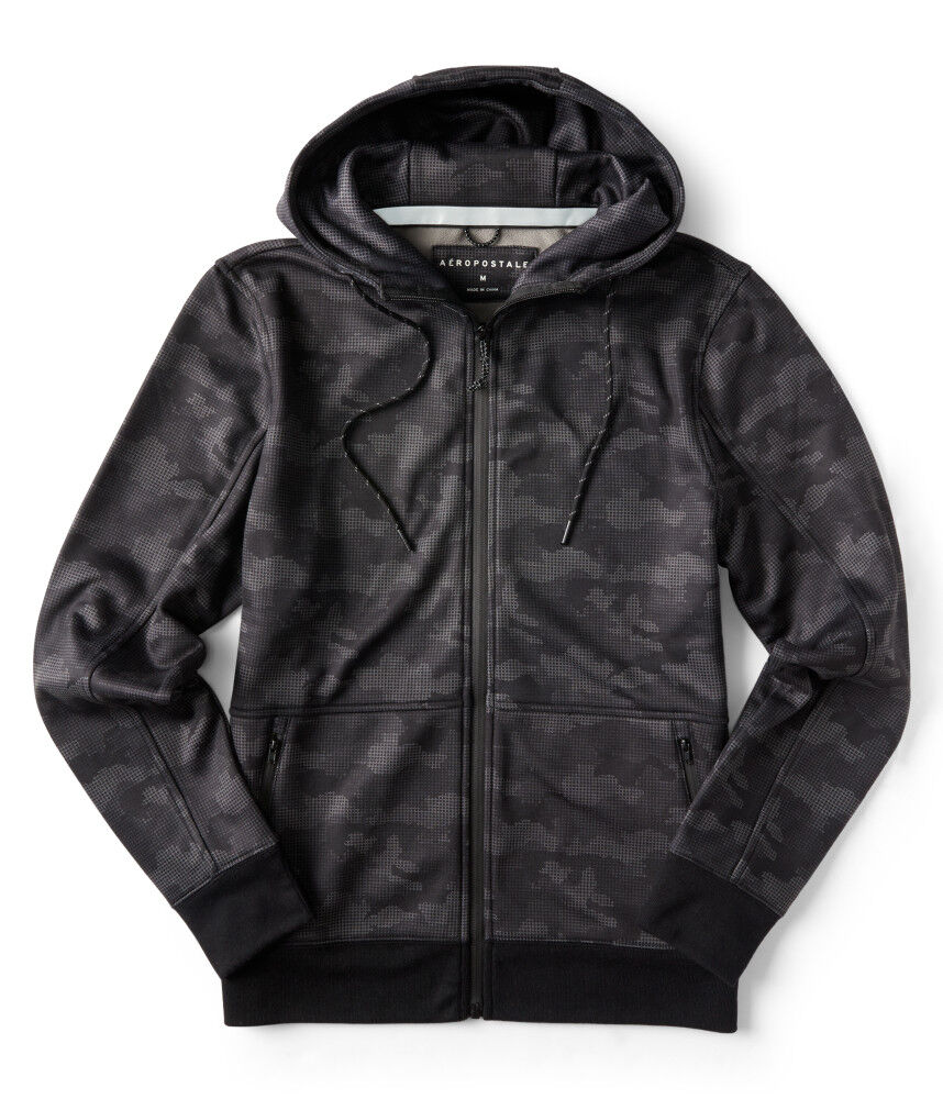 Camo Athletic Full-Zip Hoodie