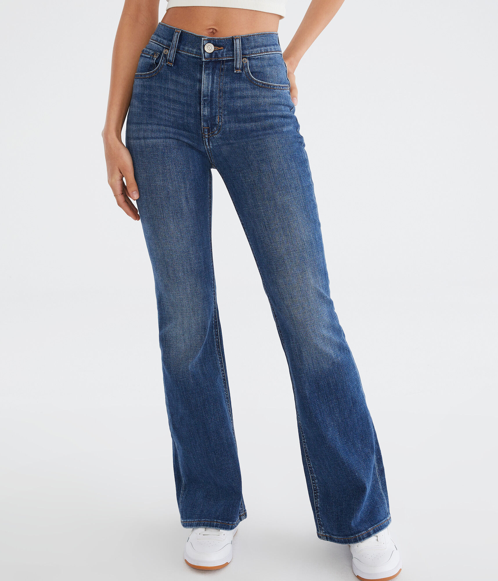 Flare High-Waisted Jean