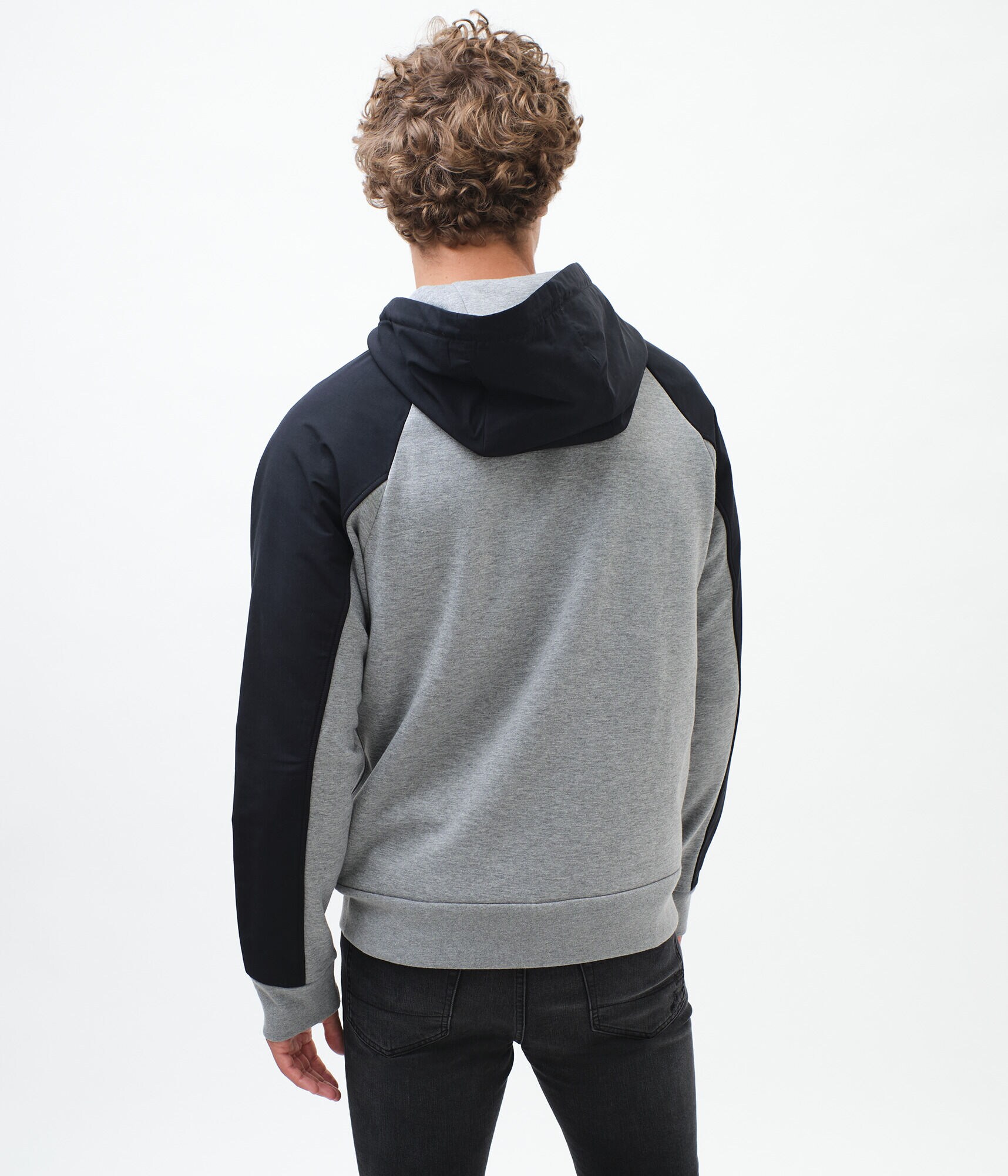 Mixed Media Tech Fleece Full-Zip Hoodie
