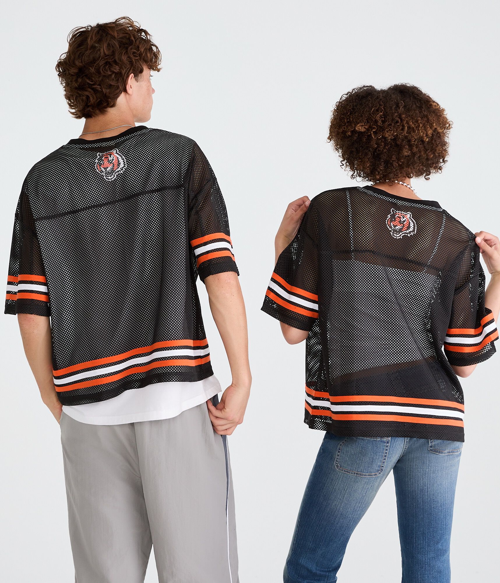Cincinnati Bengals Boxy Mesh Top