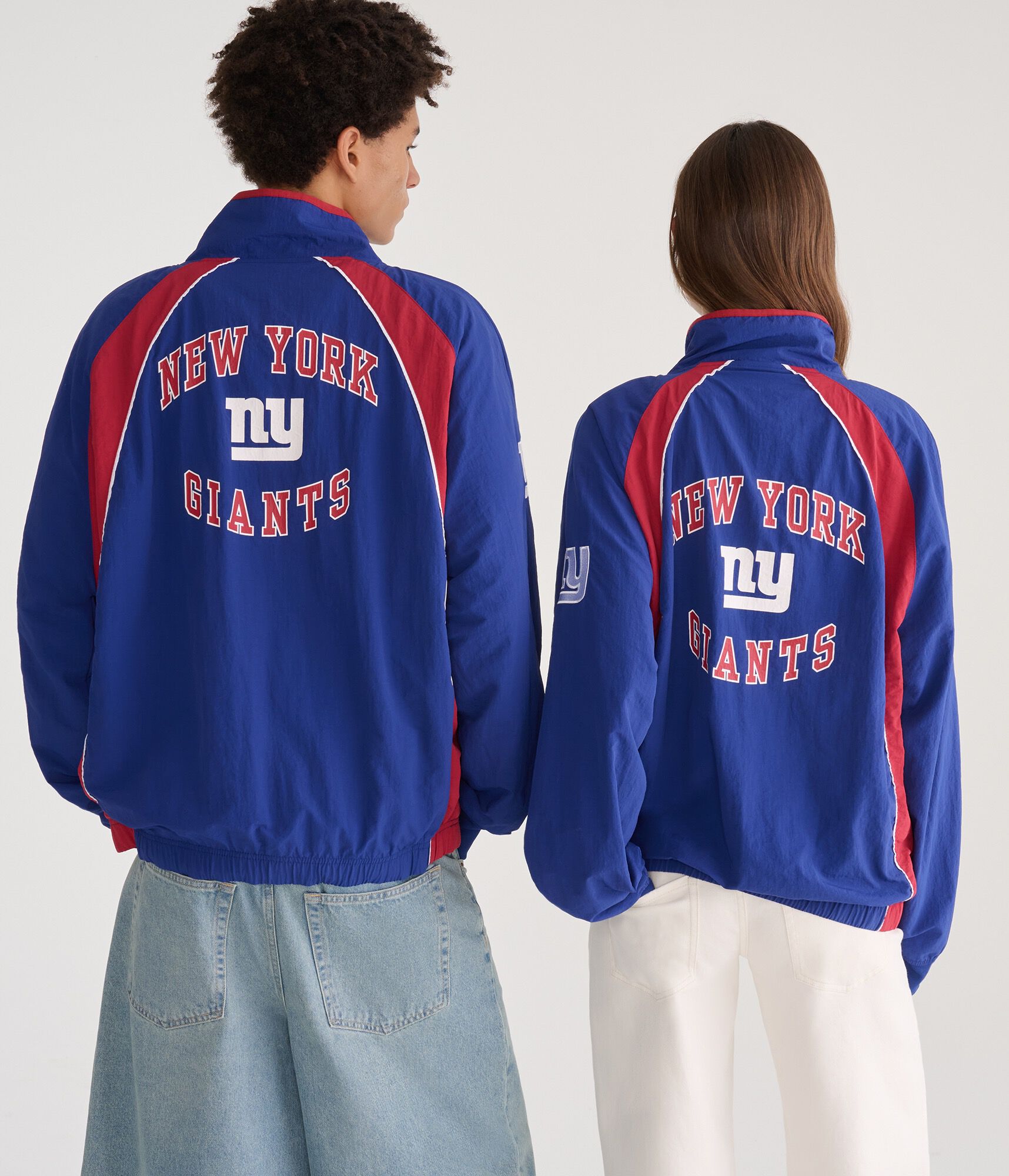 New York Giants Quarter-Zip Track Jacket