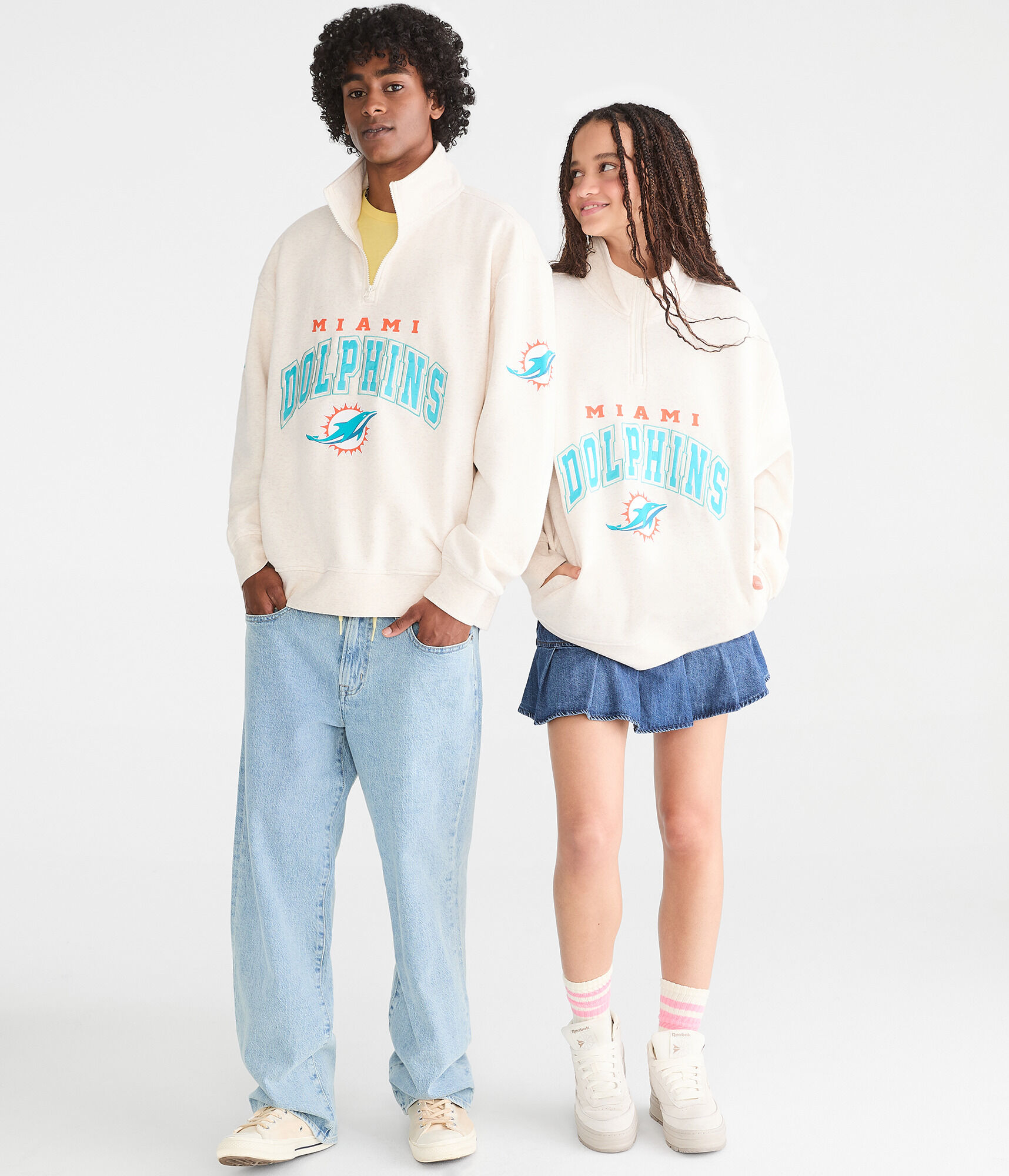 Miami Dolphins Quarter-Zip Sweatshirt