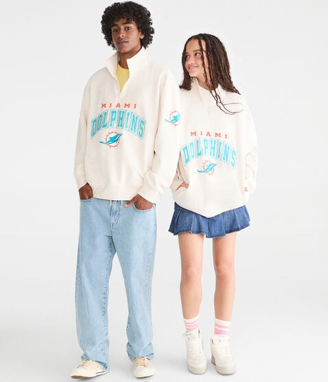 Miami Dolphins Quarter-Zip Sweatshirt Miami Dolphins Quarter-Zip Sweatshirt