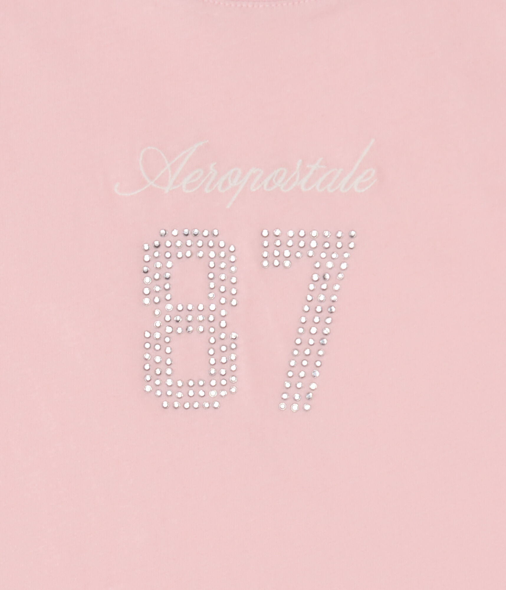 Aeropostale 87 Rhinestone Graphic Tee
