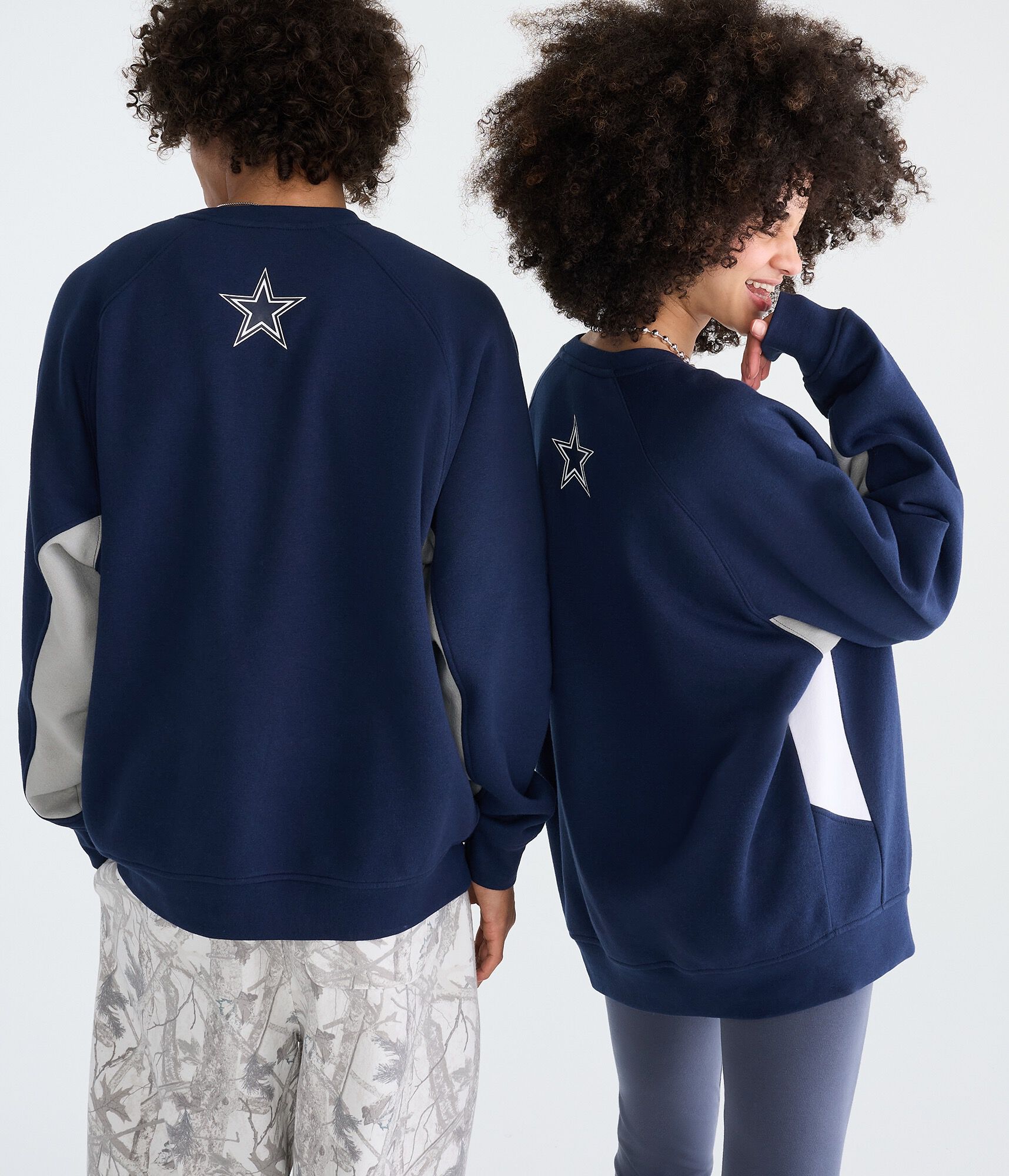 Dallas Cowboys Colorblock Crew Sweatshirt