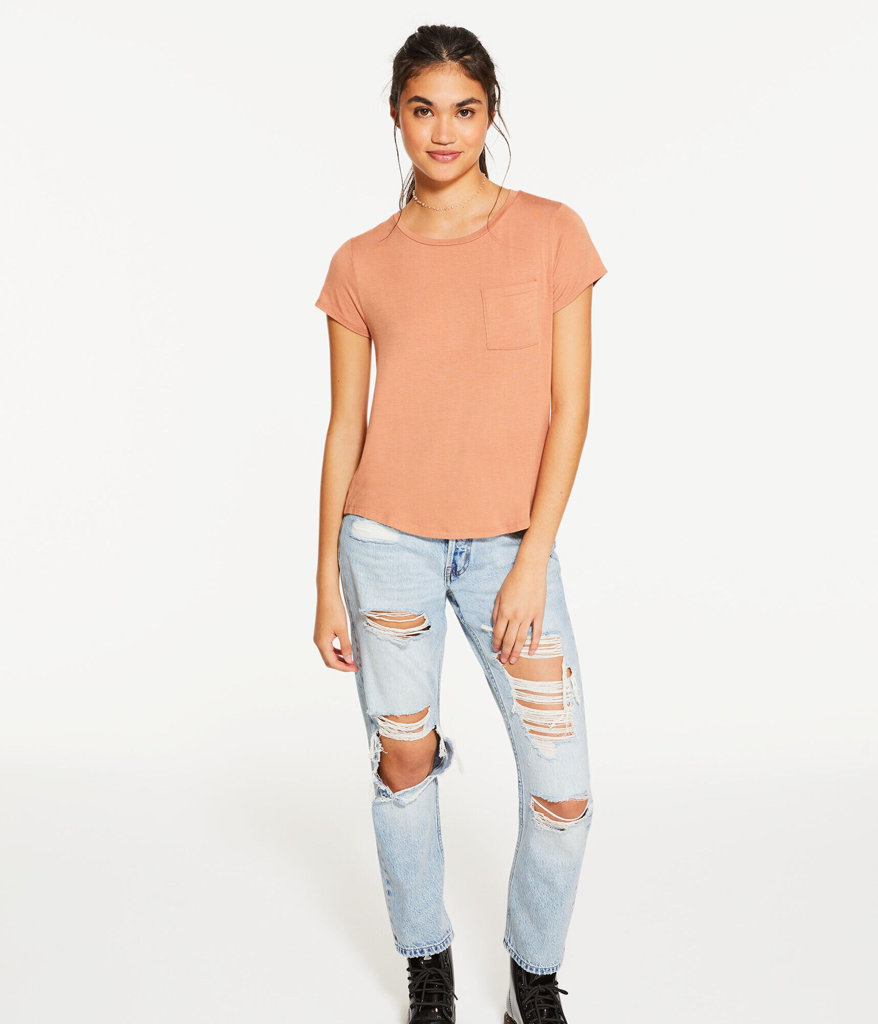 Seriously Soft Crew Pocket Tee