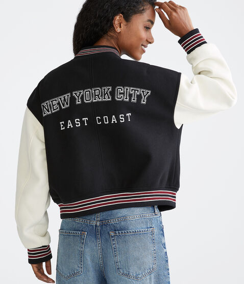 New York City Varsity Bomber Jacket New York City Varsity Bomber Jacket