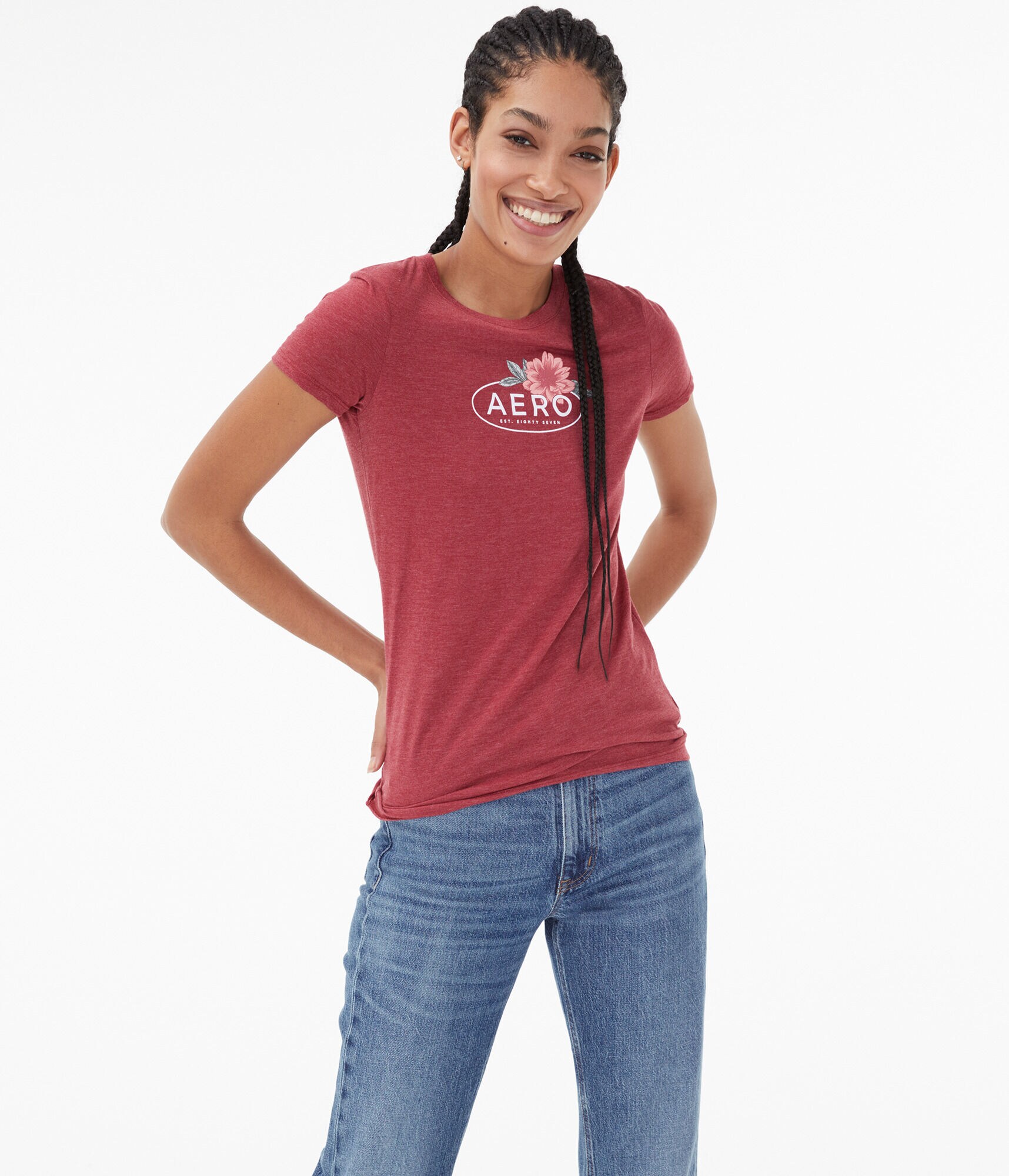 Aero Flower Graphic Tee