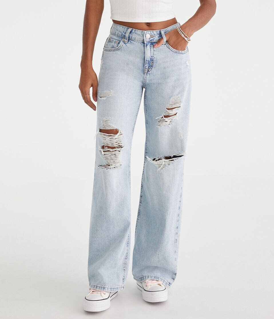 Low-Rise Baggy Wide Leg Lightweight Luxe Jean